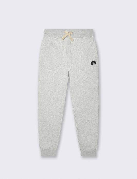 PANTALONI IN FELPA RELAXED FIT - Grigio mel.