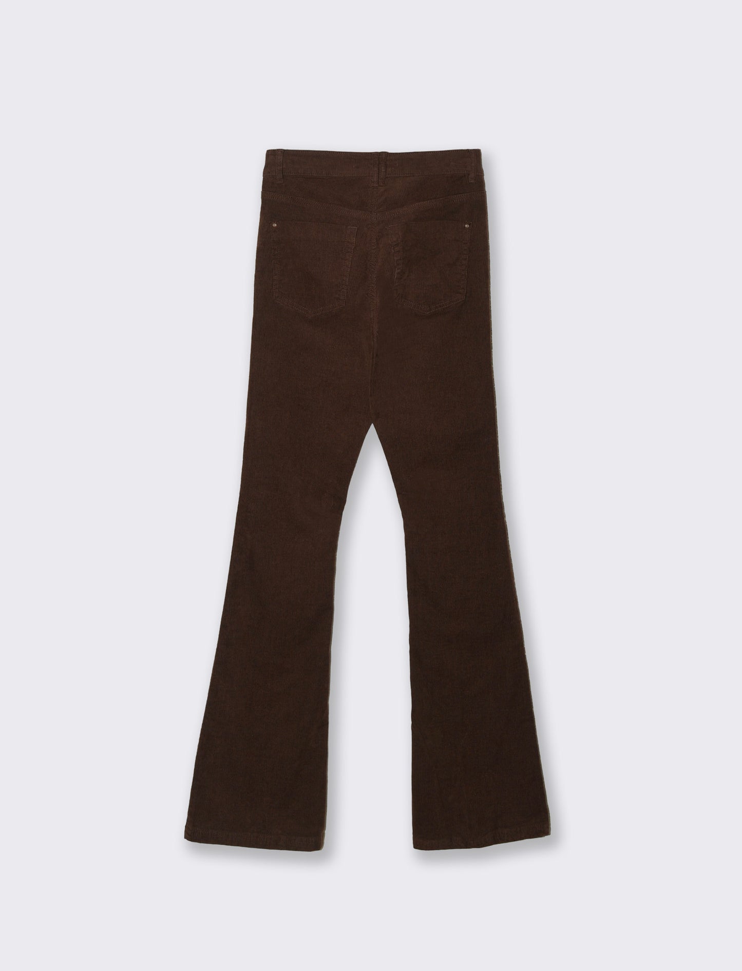 PANTALONE VELLUTO A ZAMPA - Moro