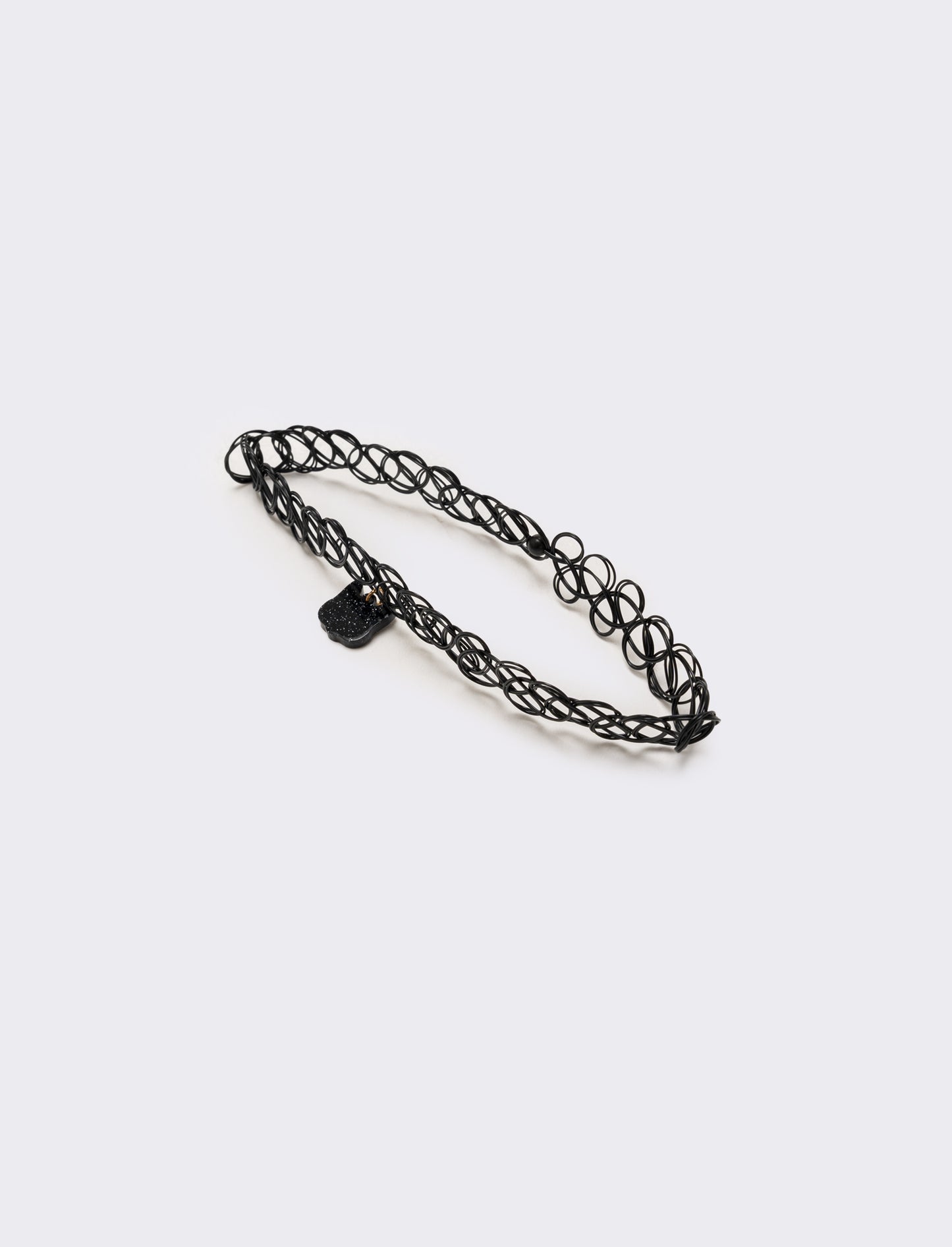Velo halloween bambina con tattoo chocker - Nero