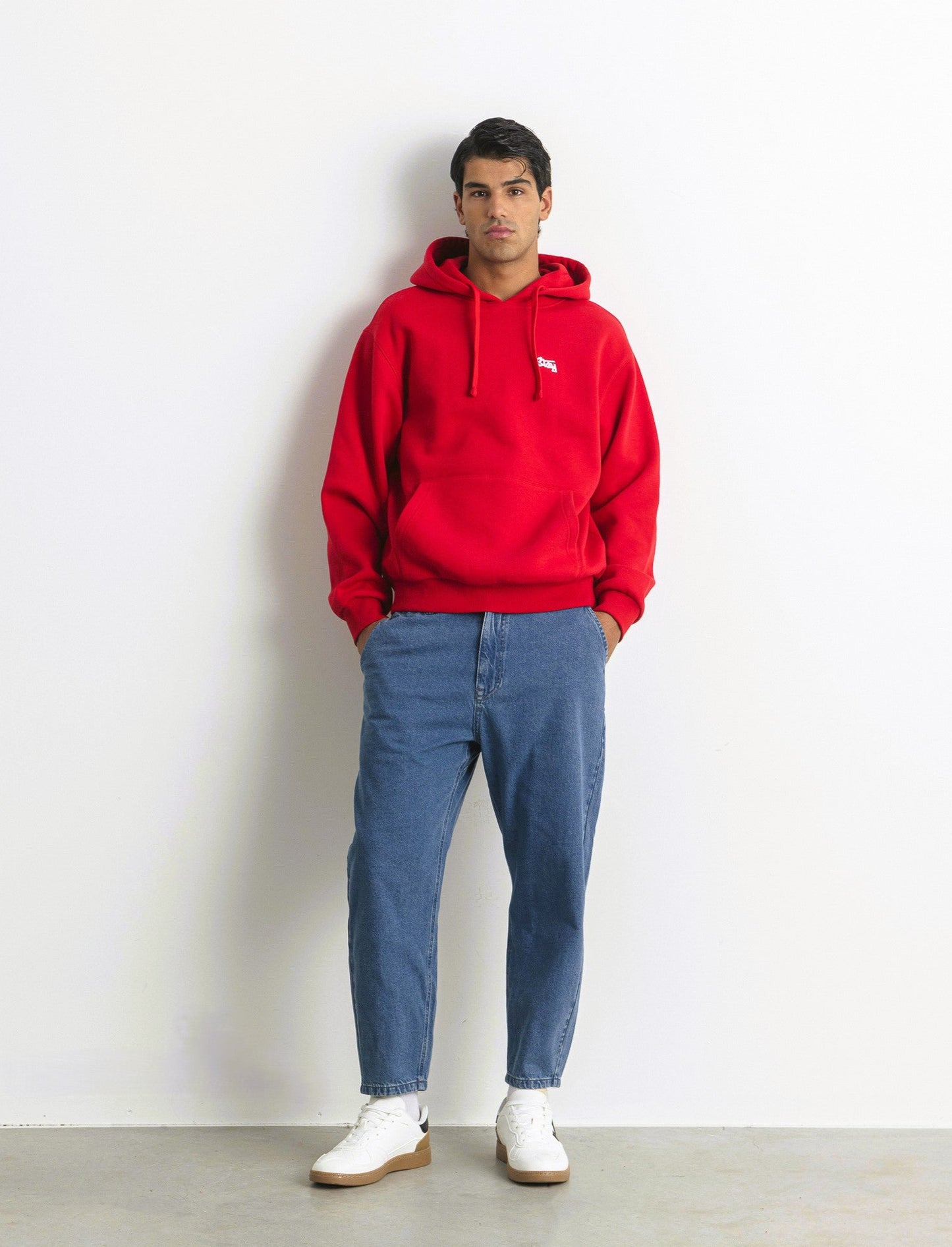 JEANS SLOUCHY FIT BLU MEDIO - Denim