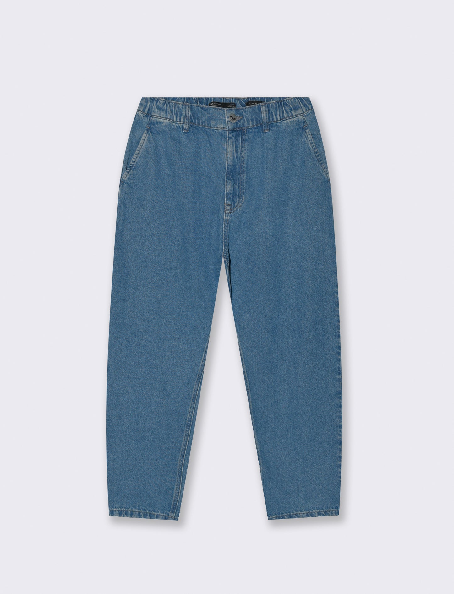 JEANS SLOUCHY FIT BLU MEDIO - Denim