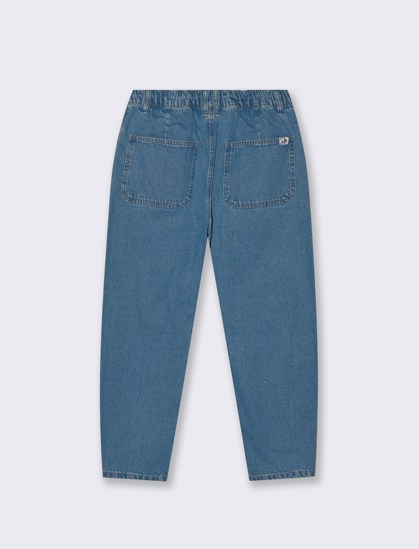 JEANS SLOUCHY FIT BLU MEDIO - Denim