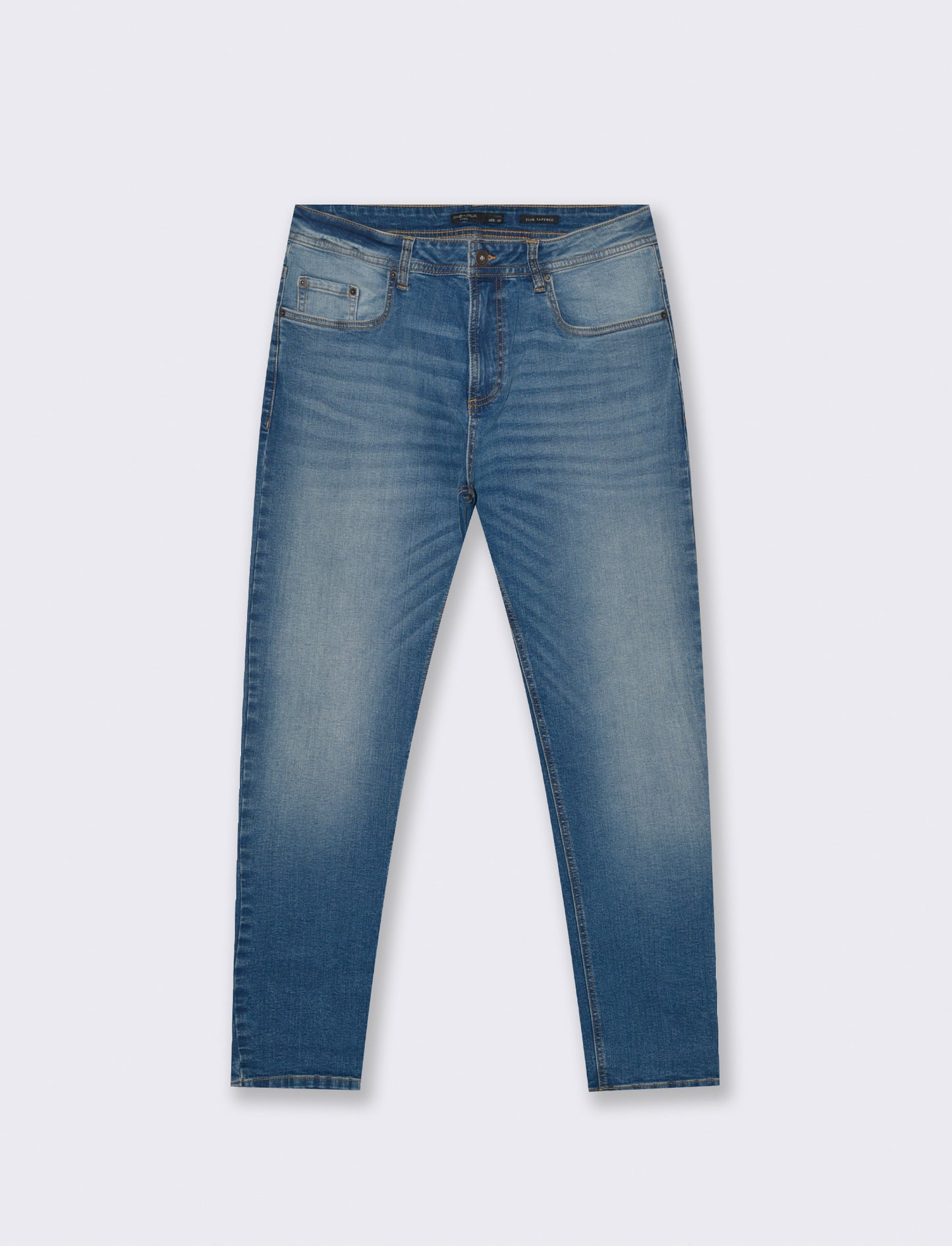 JEANS  SLIM TAPERED FIT BLU MEDIO - Denim