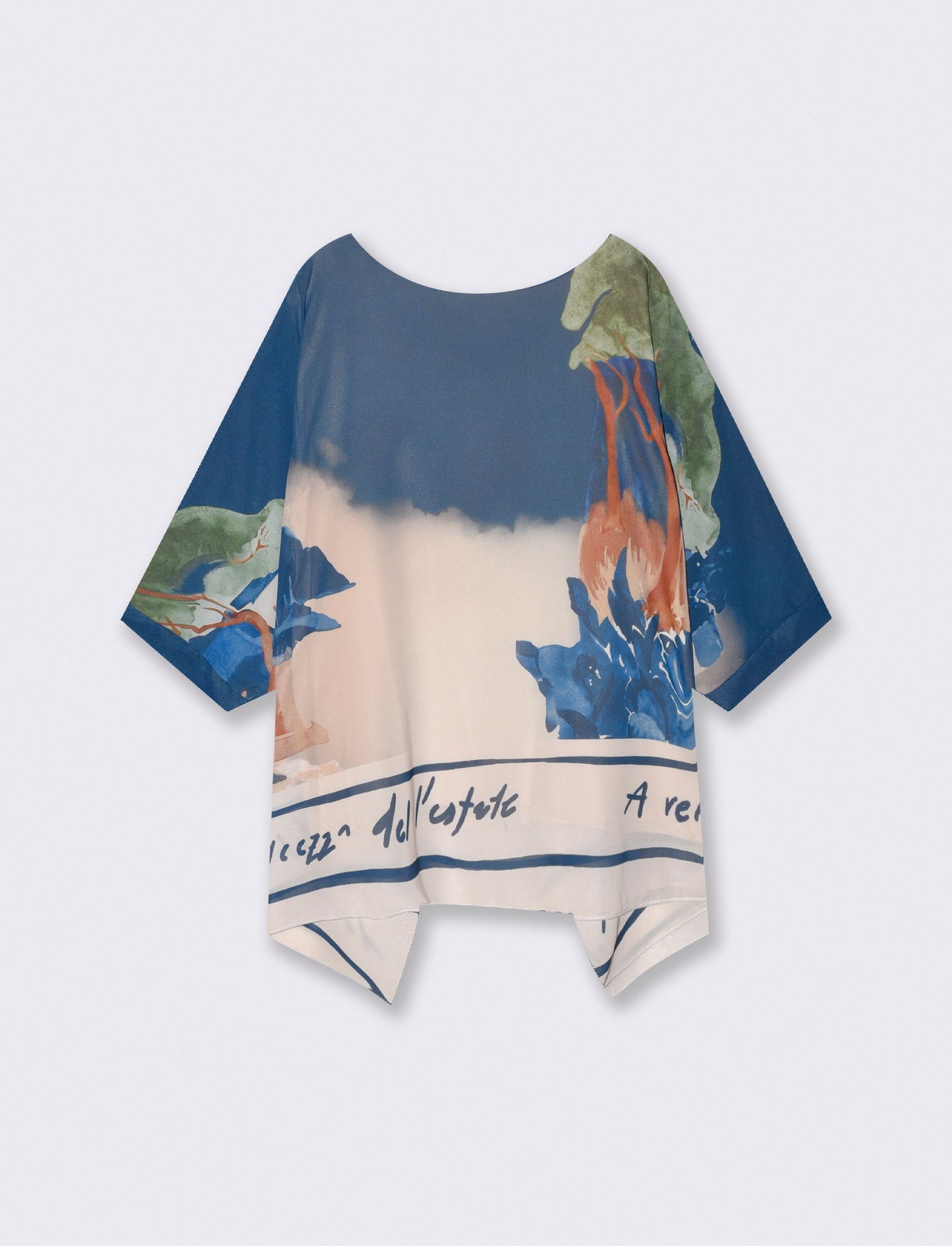 Casacca morbida - Blu