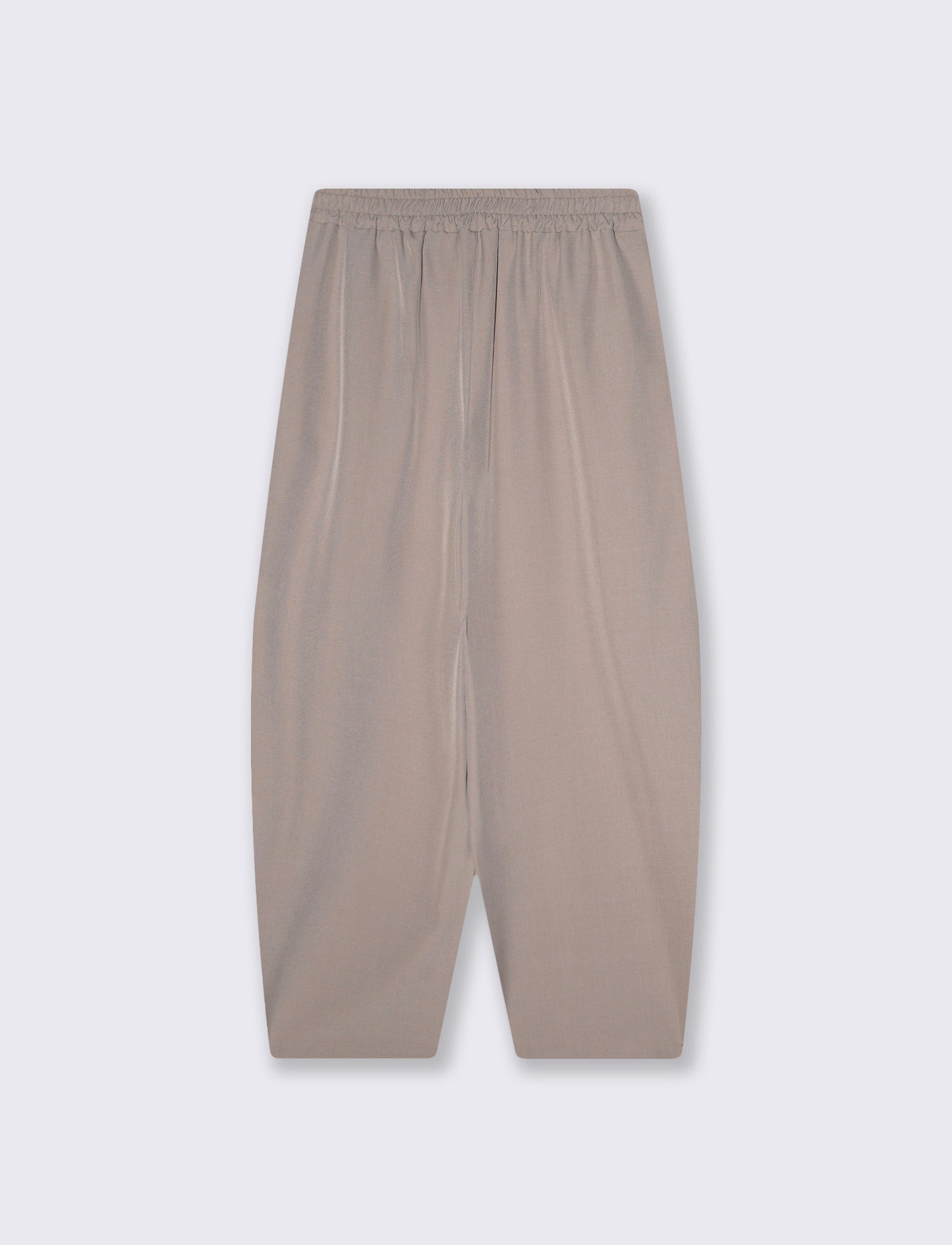 Pantaloni morbidi con fascia in vita - Nero