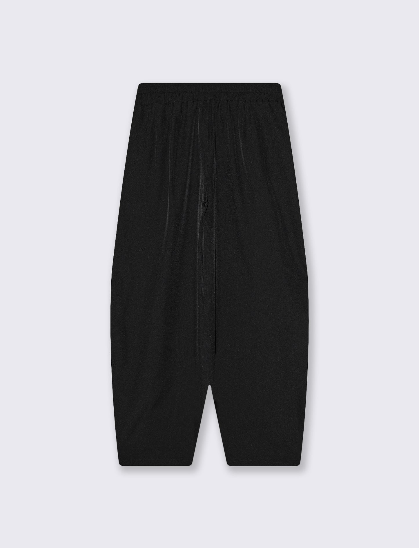 Pantaloni morbidi con fascia in vita - Grigio fango