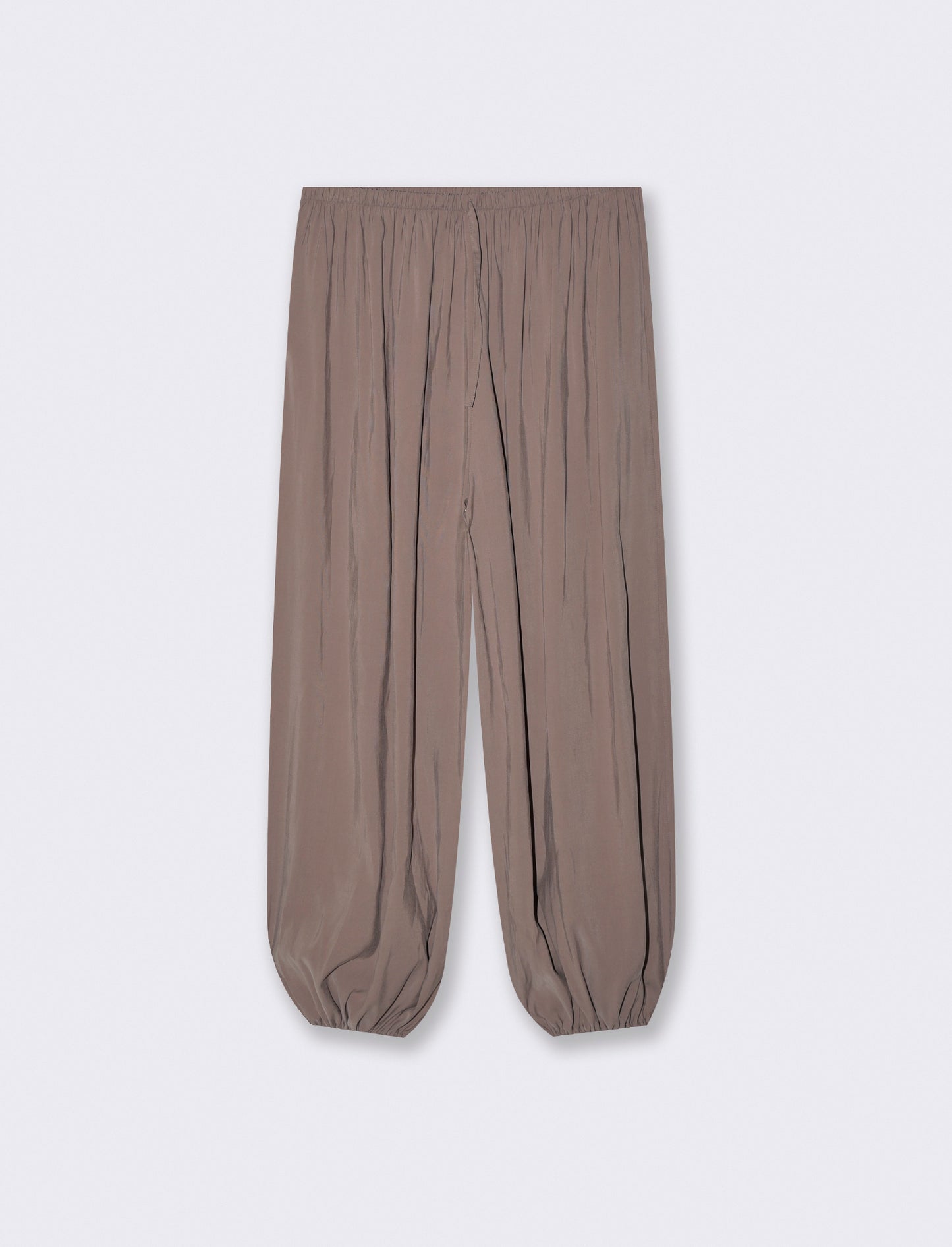 Pantaloni morbidi - Grigio fango