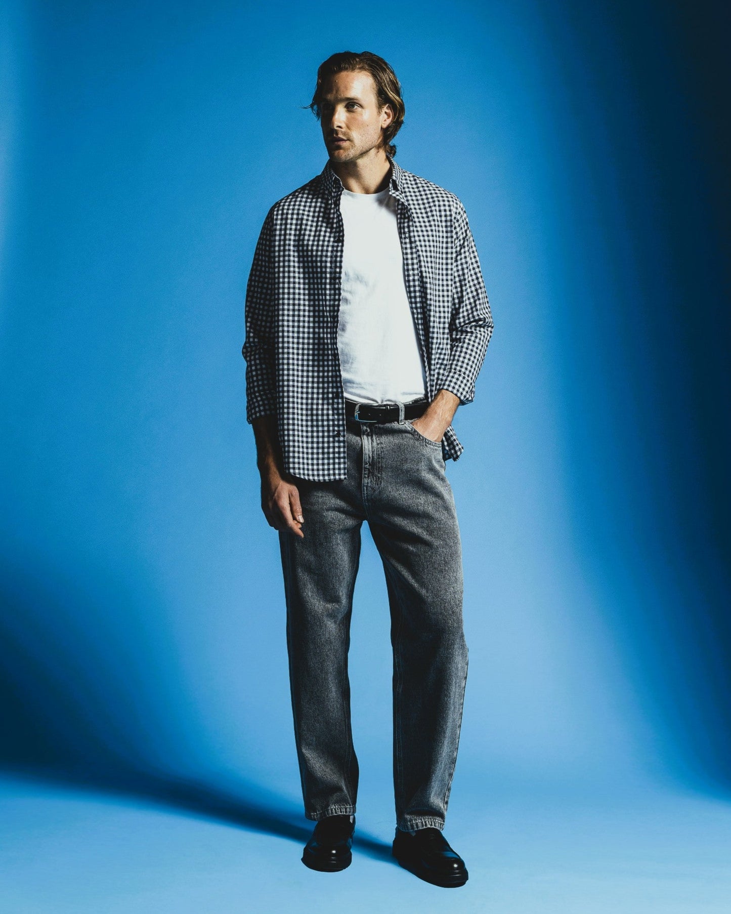 JEANS BAGGY FIT GRIGIO - Grigio