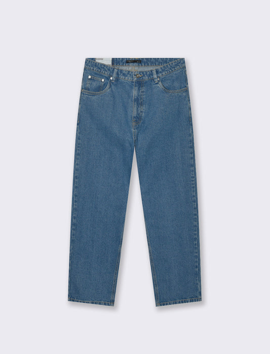 JEANS BAGGY FIT BLU MEDIO - Denim