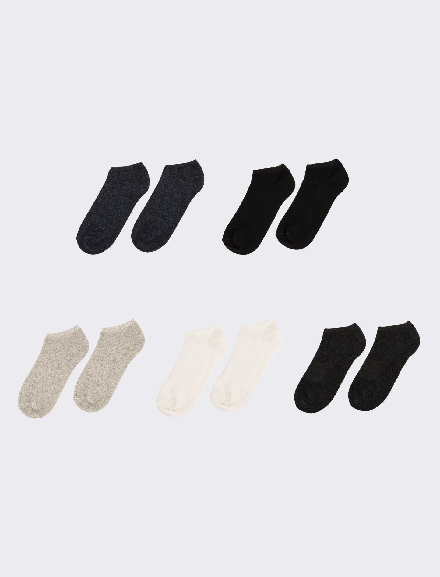 Calzino promo uomo 5 paia sneakers - Multicolore