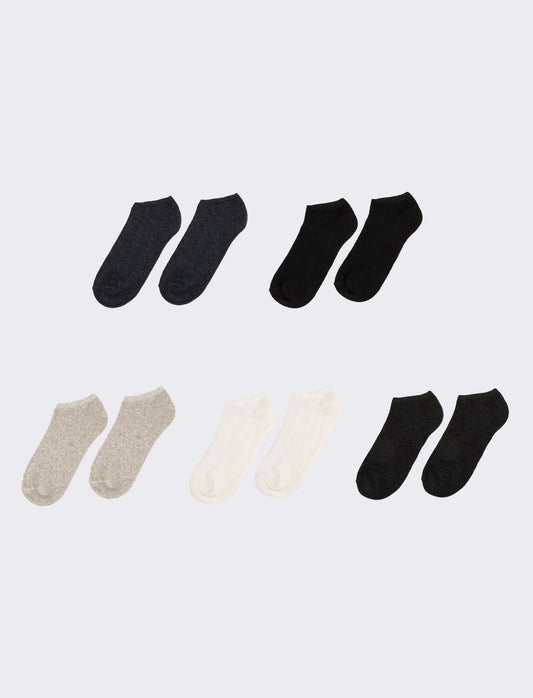 Calzino promo uomo 5 paia sneakers - Multicolore