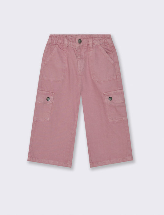 PANTALONI  CON TASCONI - Rosa