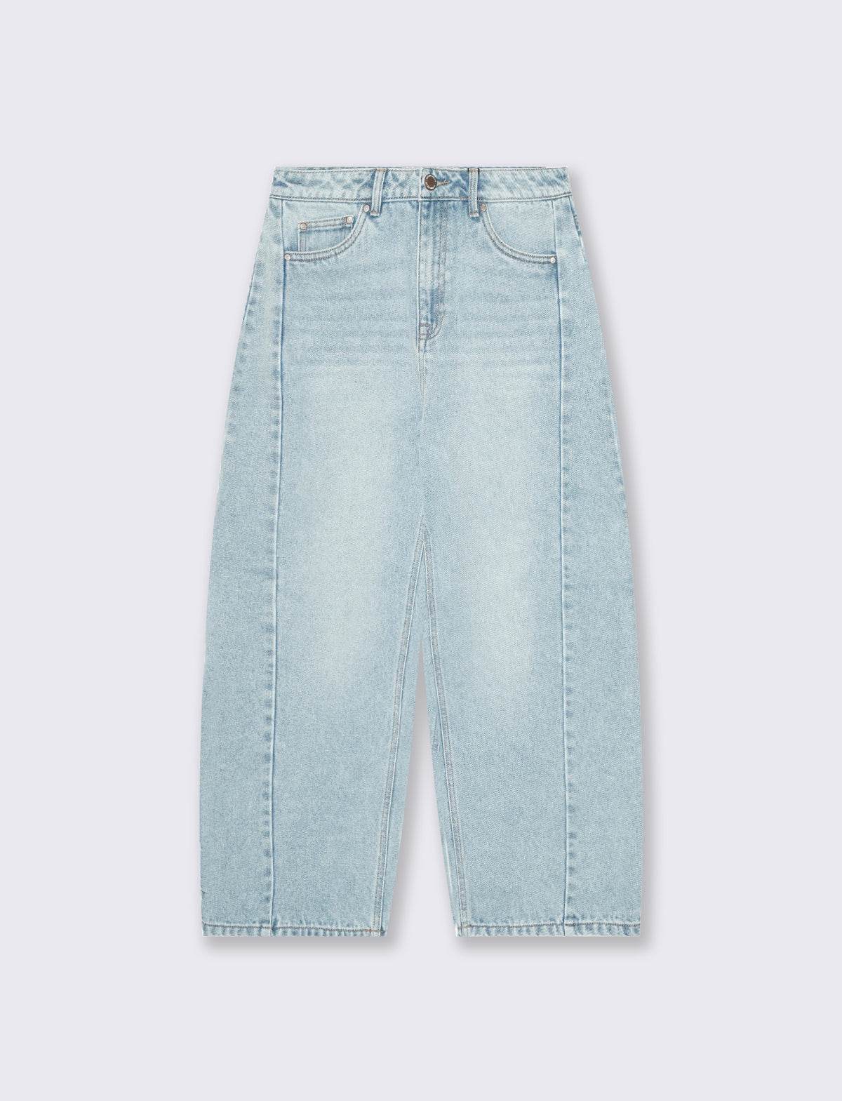 jeans 5 tasche barrel - Denim chiaro