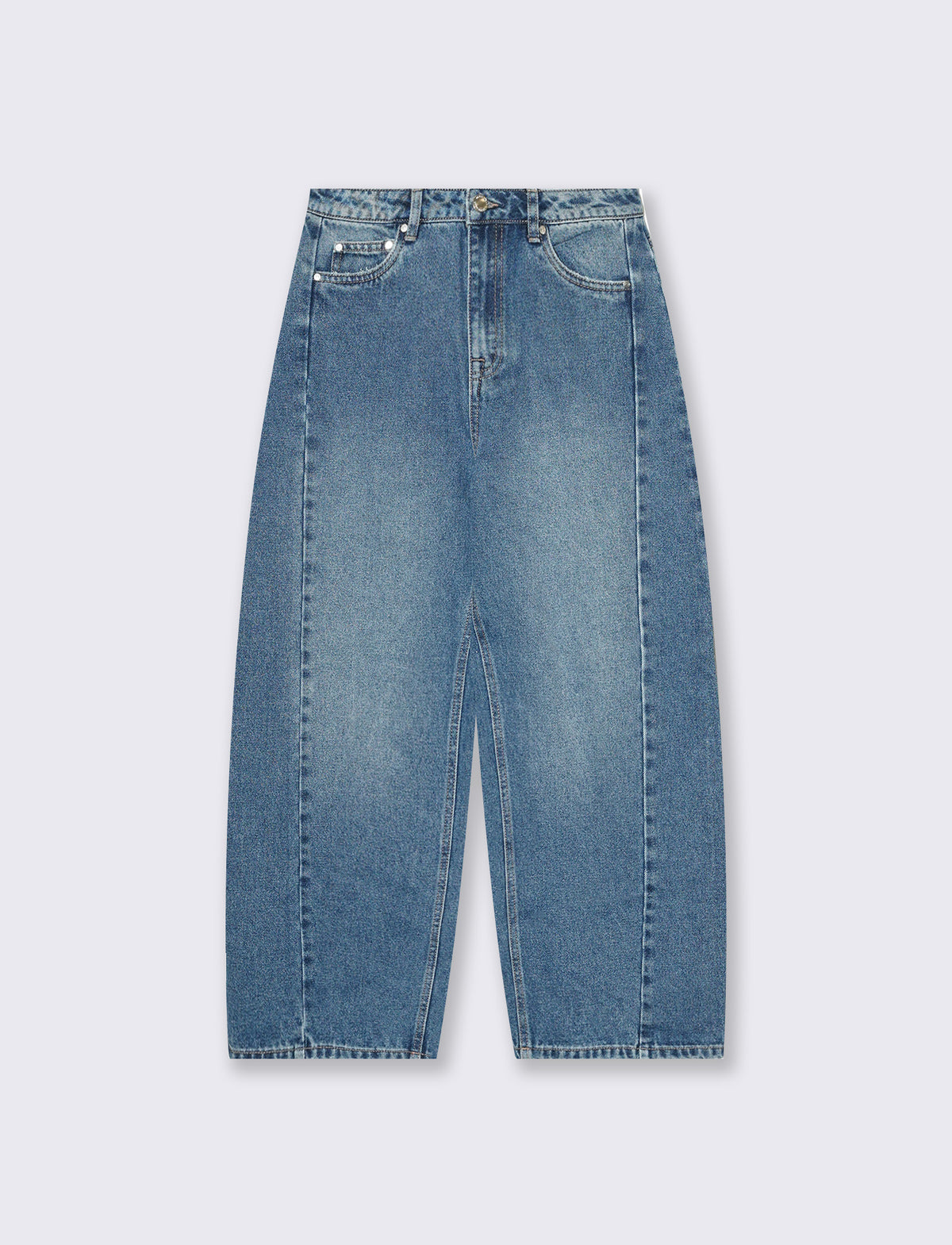 jeans 5 tasche barrel - Denim