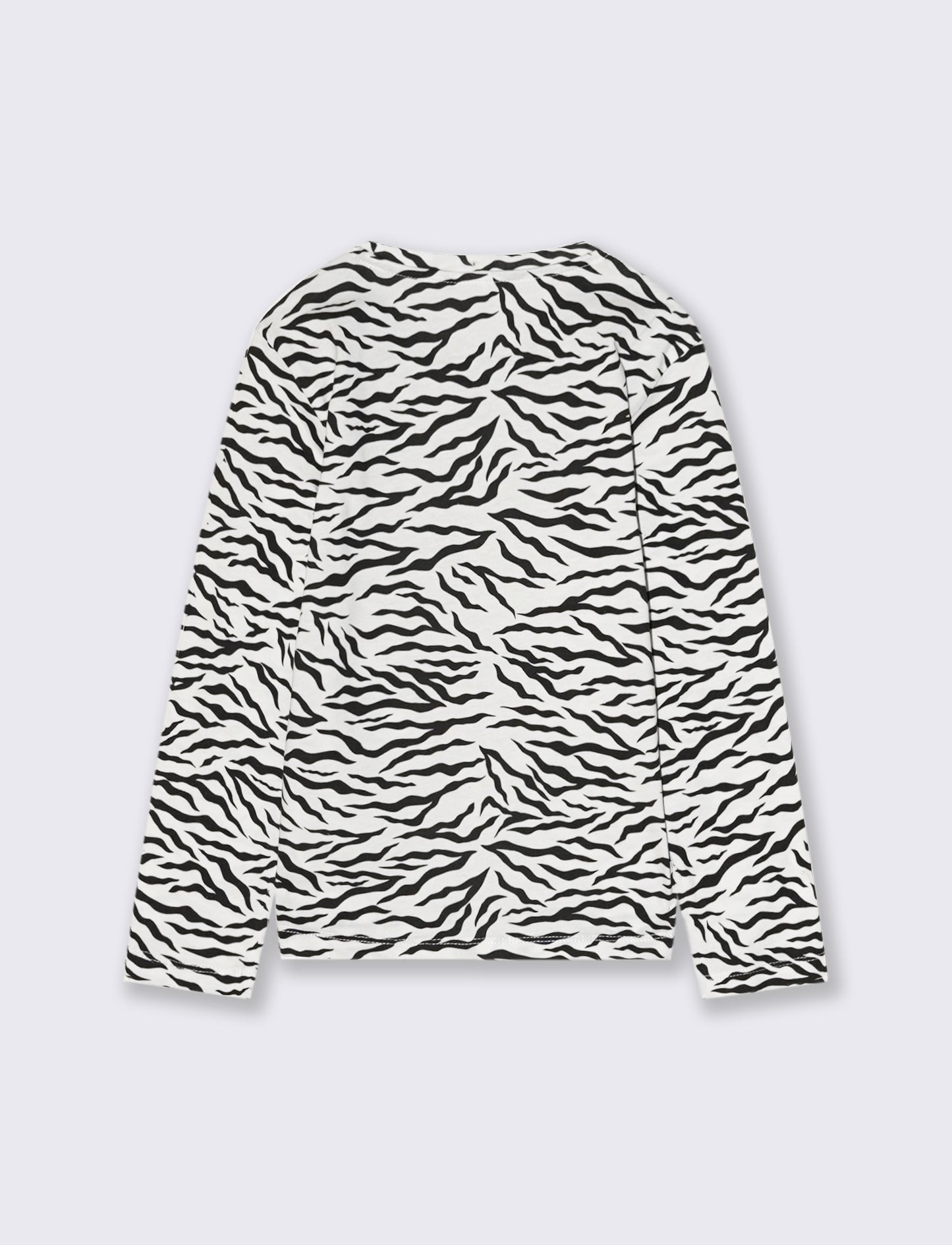 T-shirt in jersey stampata da bambina - Zebrato