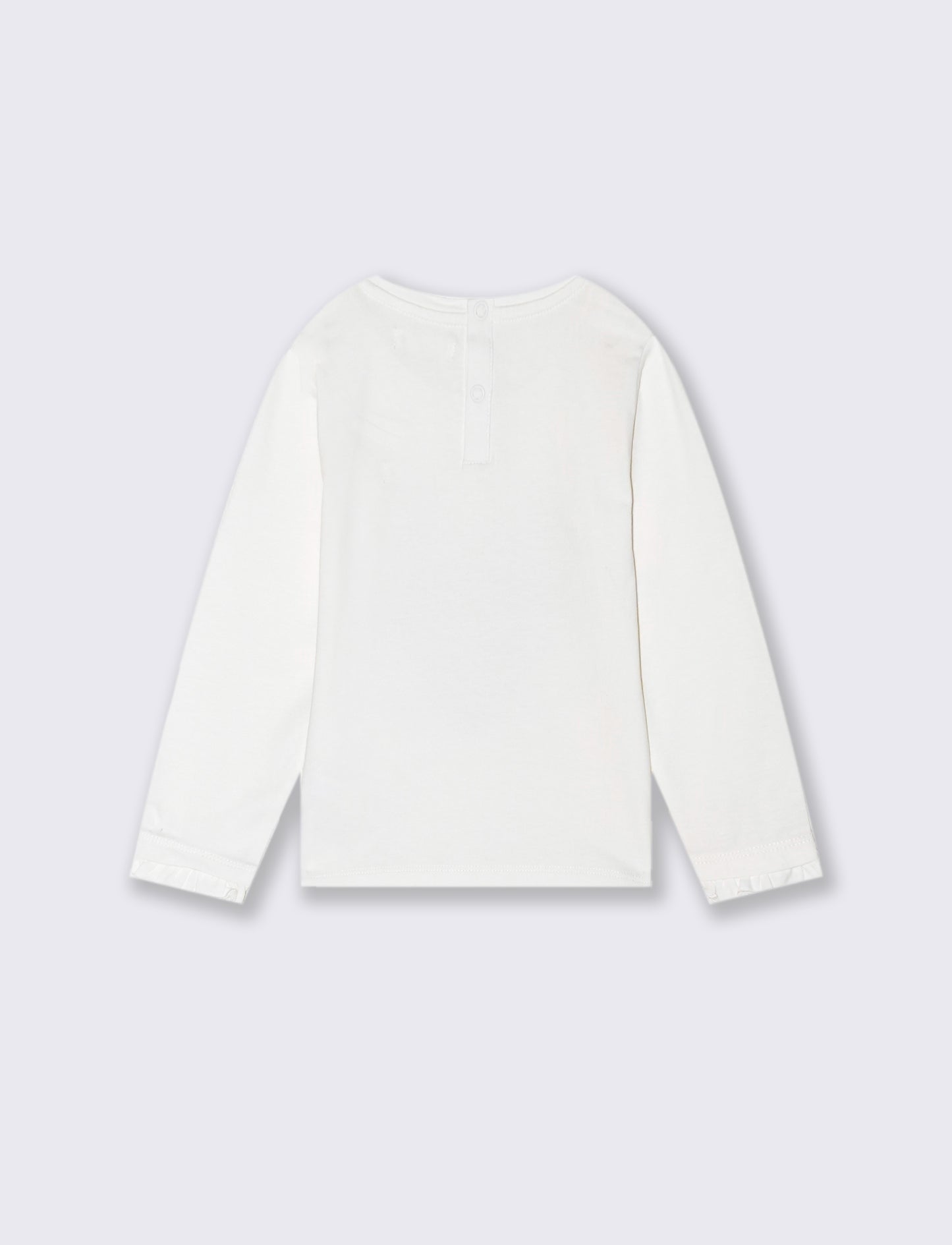T shirt con stampa - Bianco panna
