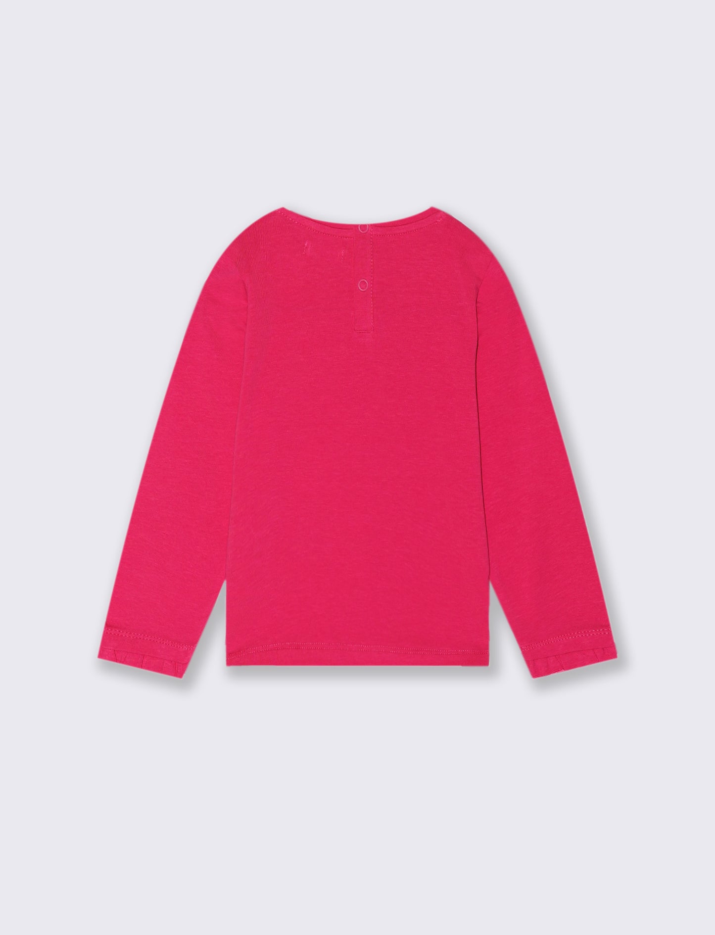 T shirt con stampa - Fuxia