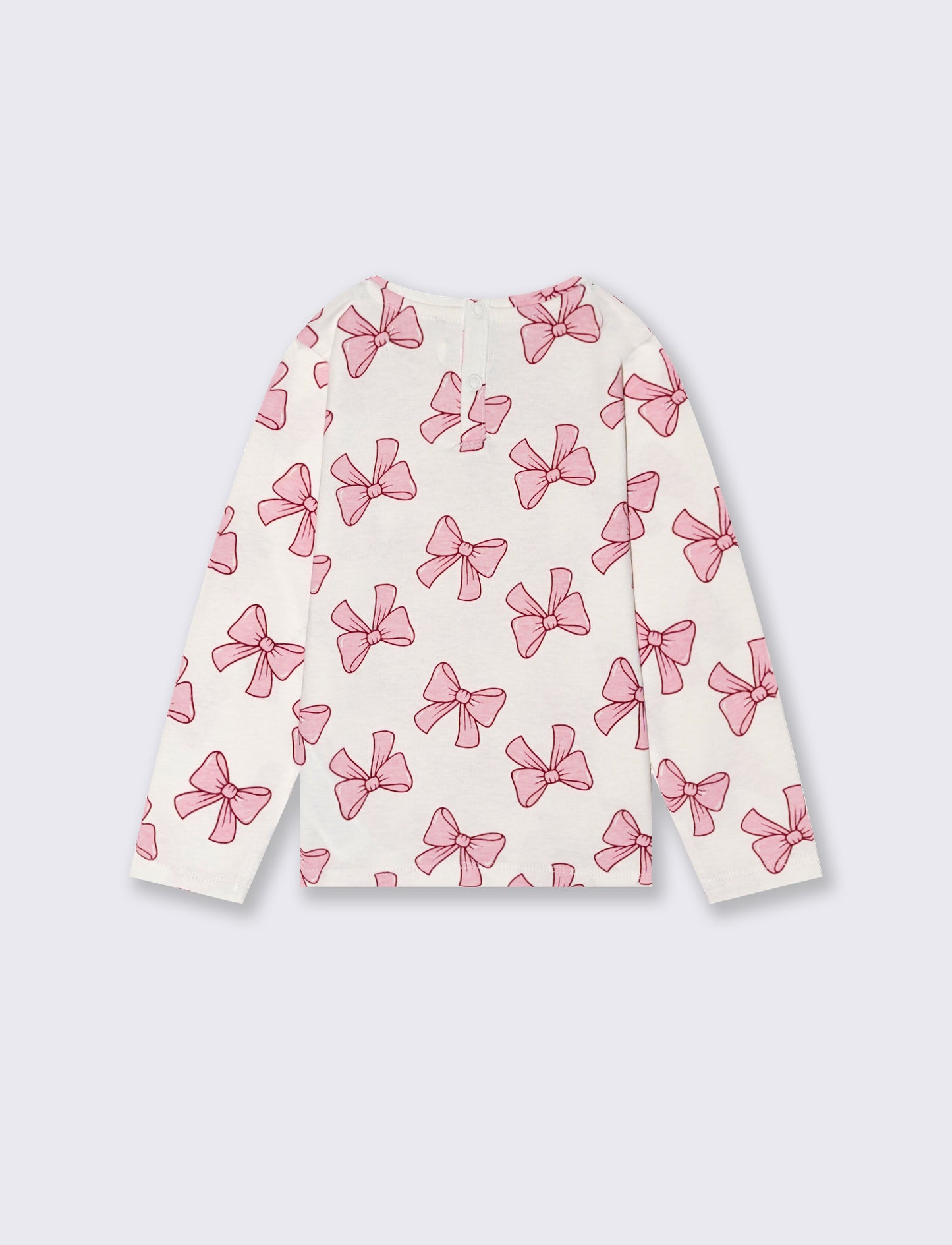 T shirt con fantasia all-over - Bianco latte