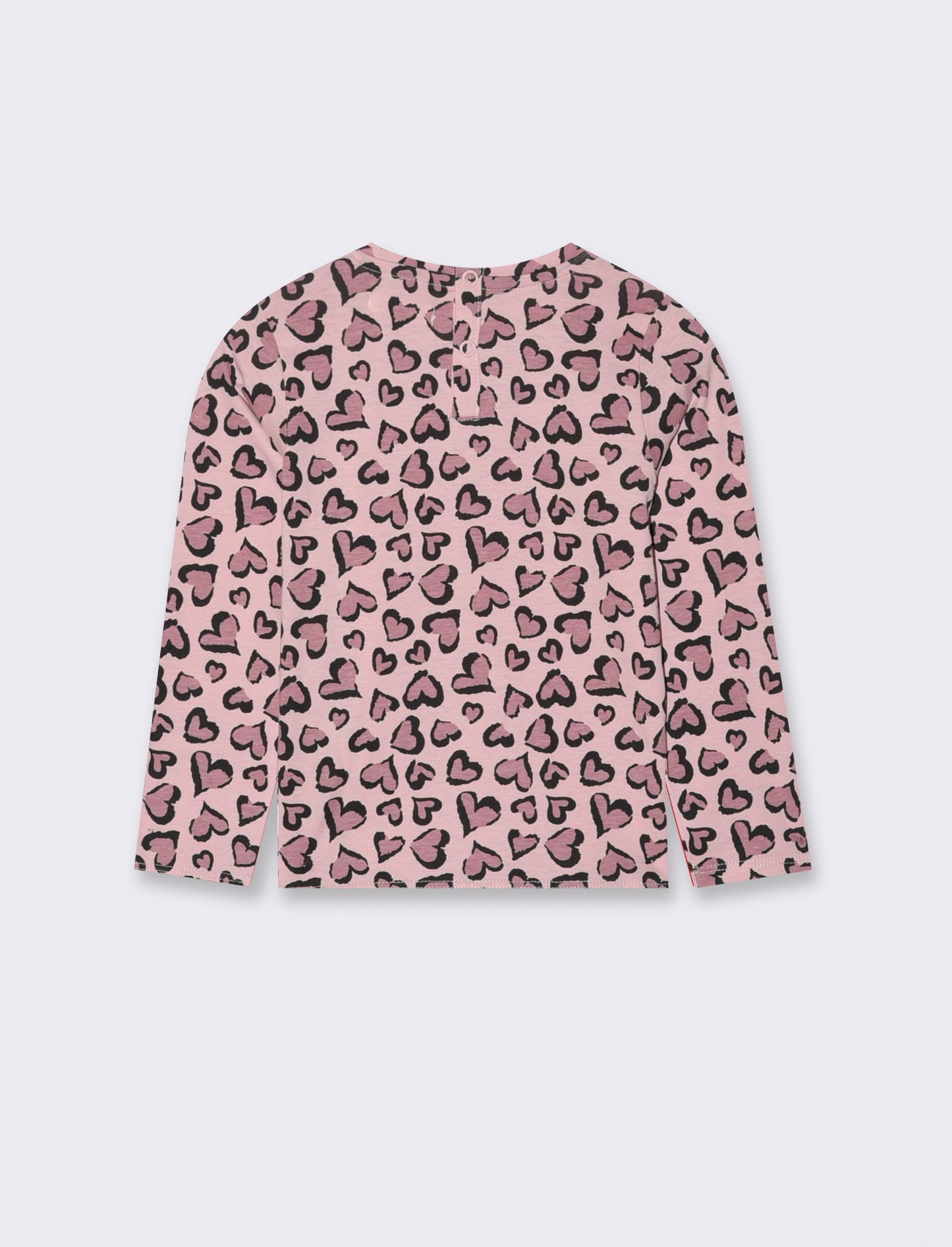 T shirt con fantasia all-over - Rosa