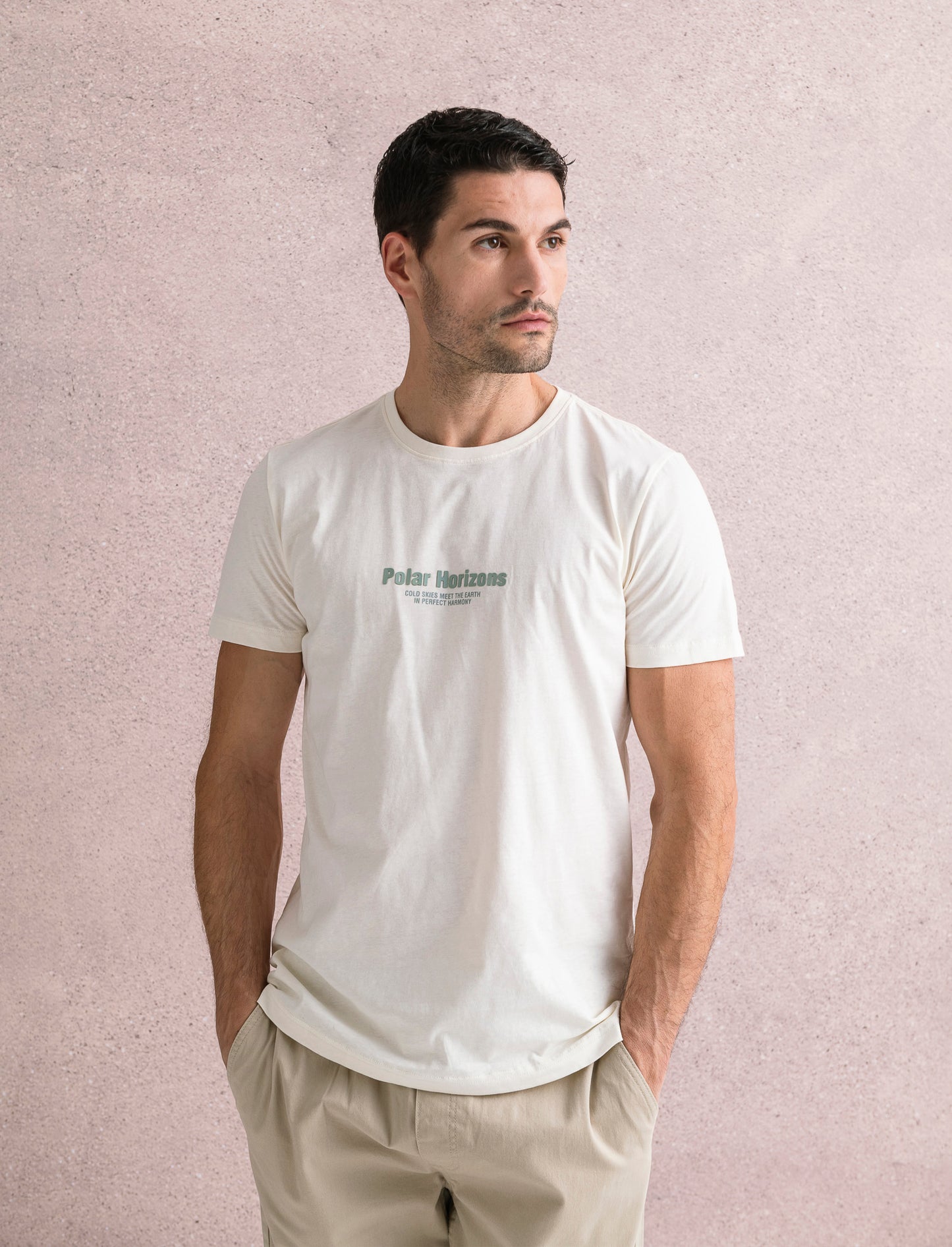 T-SHIRT IN COTONE CON STAMPA A RILIEVO - Bianco
