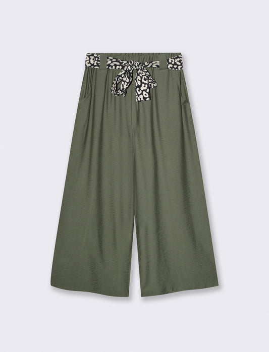 Pantaloni ampi con elastico e cintura - Ve.milit.