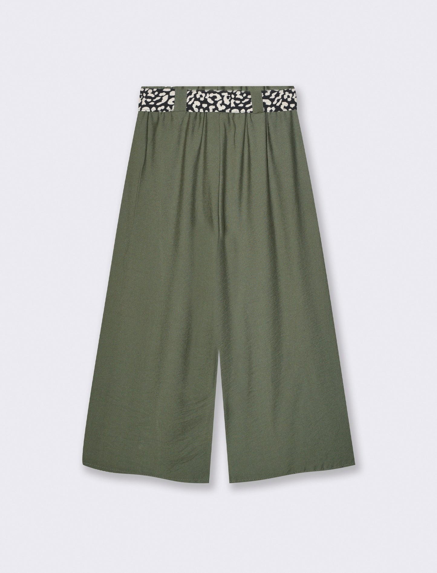 Pantaloni ampi con elastico e cintura - Ve.milit.