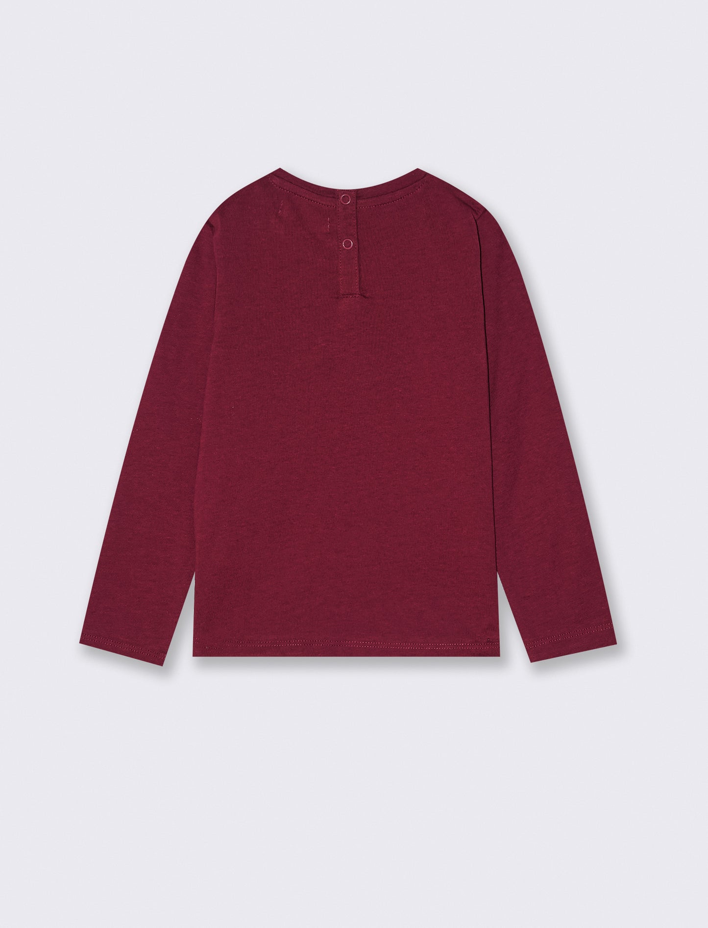 T shirt con stampa brillante - Rosso amarena
