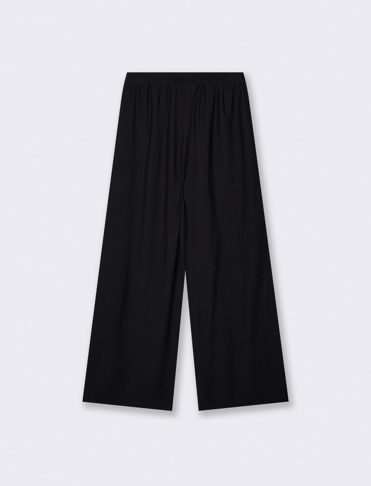 Pantaloni morbidi con elastico per lei - Nero
