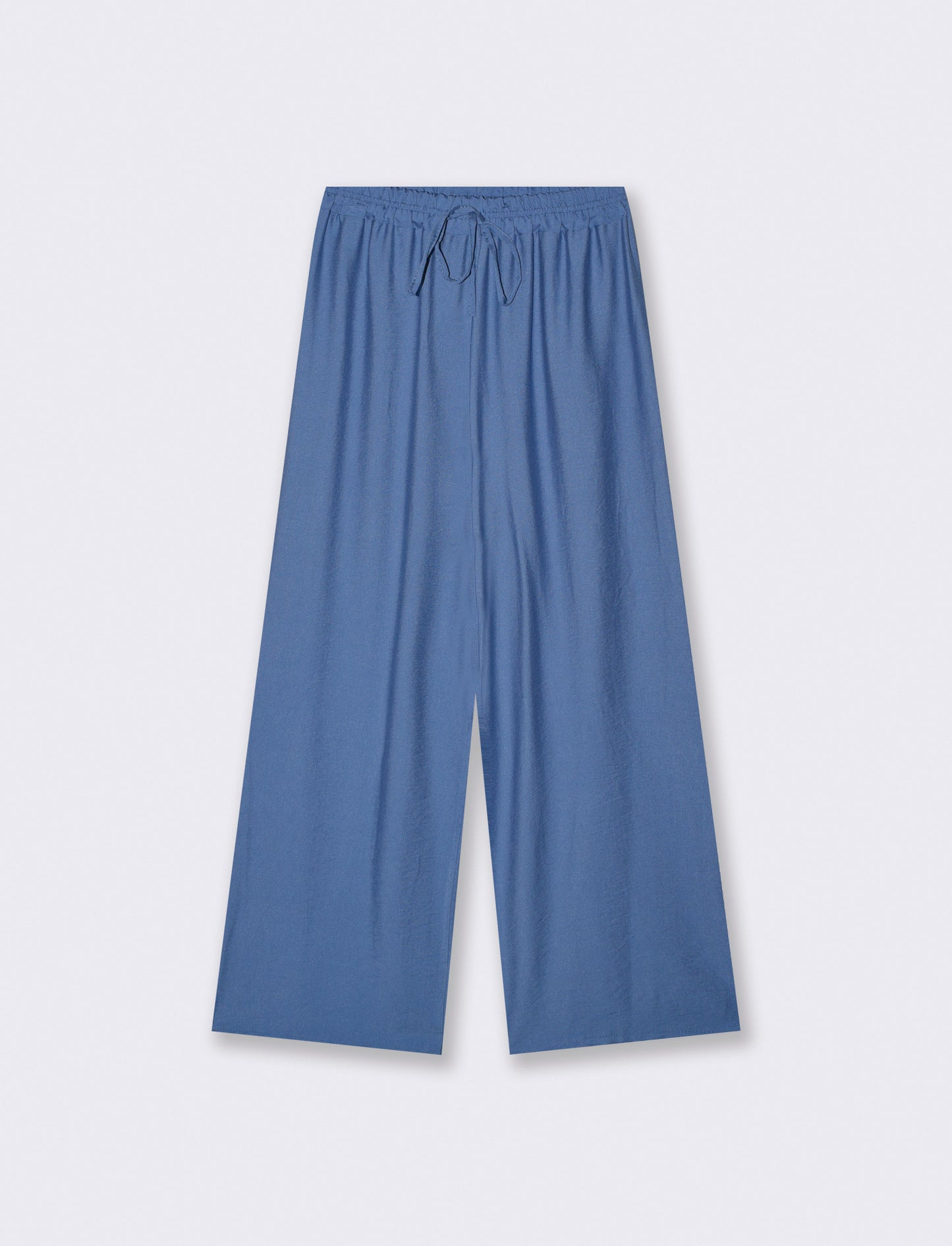 Soft Pants with Elastic for Her - Blue