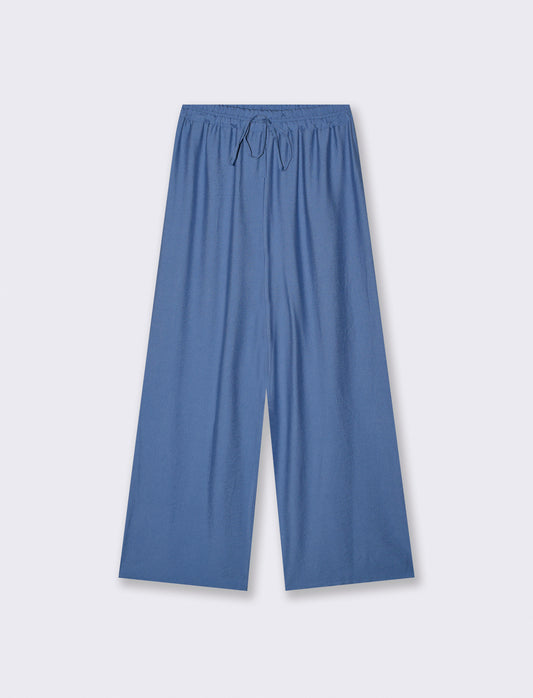 Pantaloni morbidi con elastico per lei - Denim