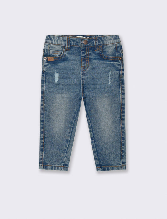 Jeans con patch - Denim