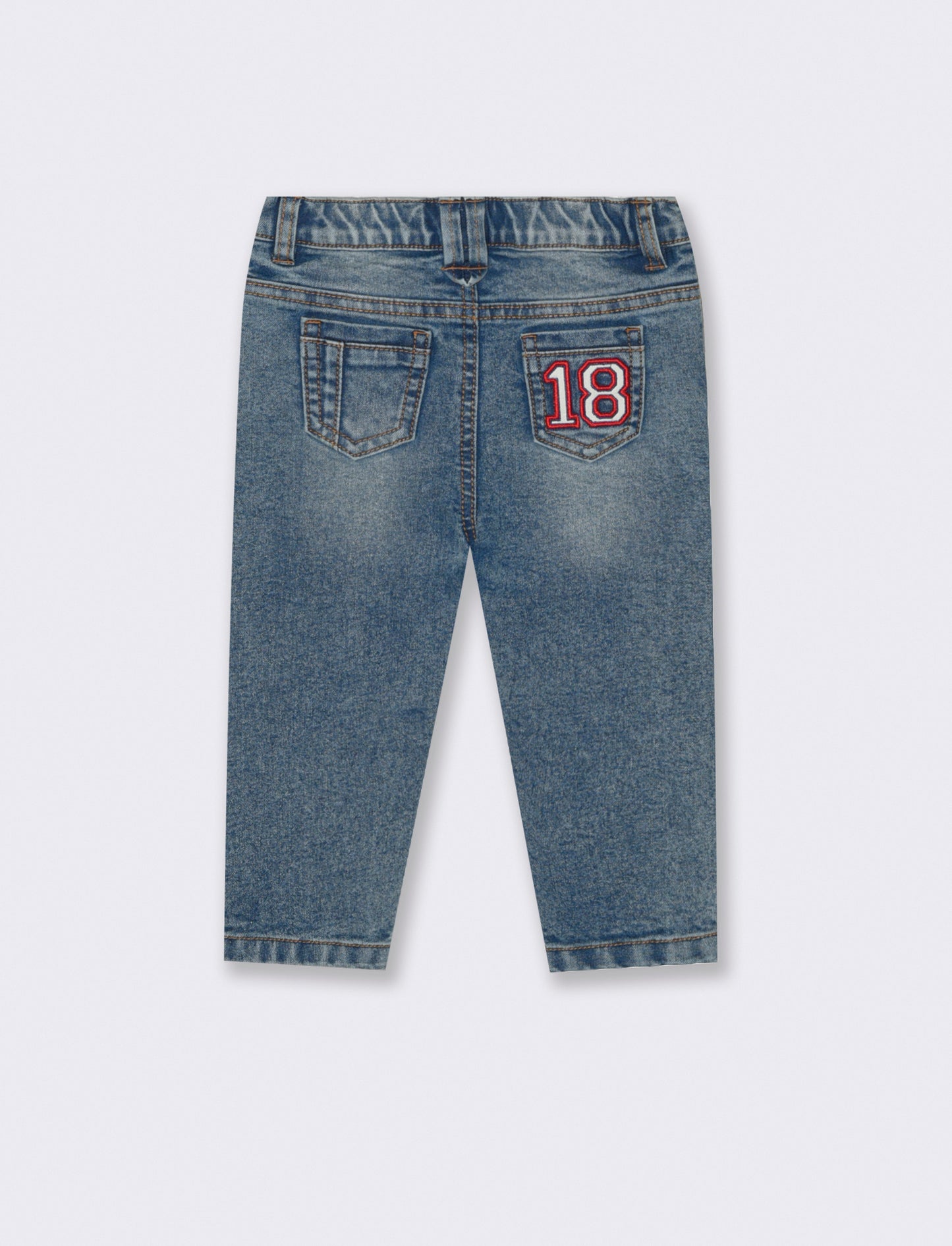 Jeans con patch - Denim