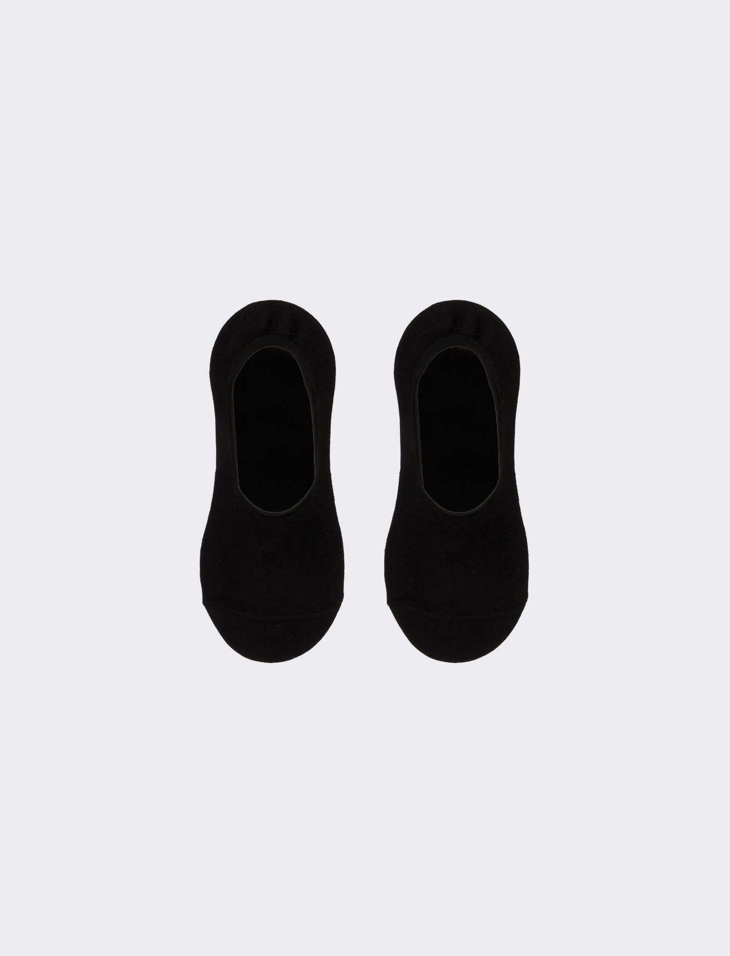 Calzino uomo ballerina 2 paia - Nero