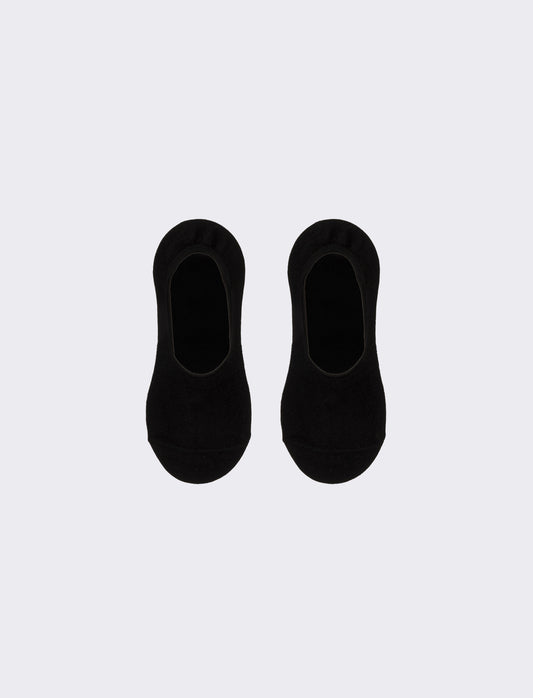 Calzino uomo ballerina 2 paia - Nero