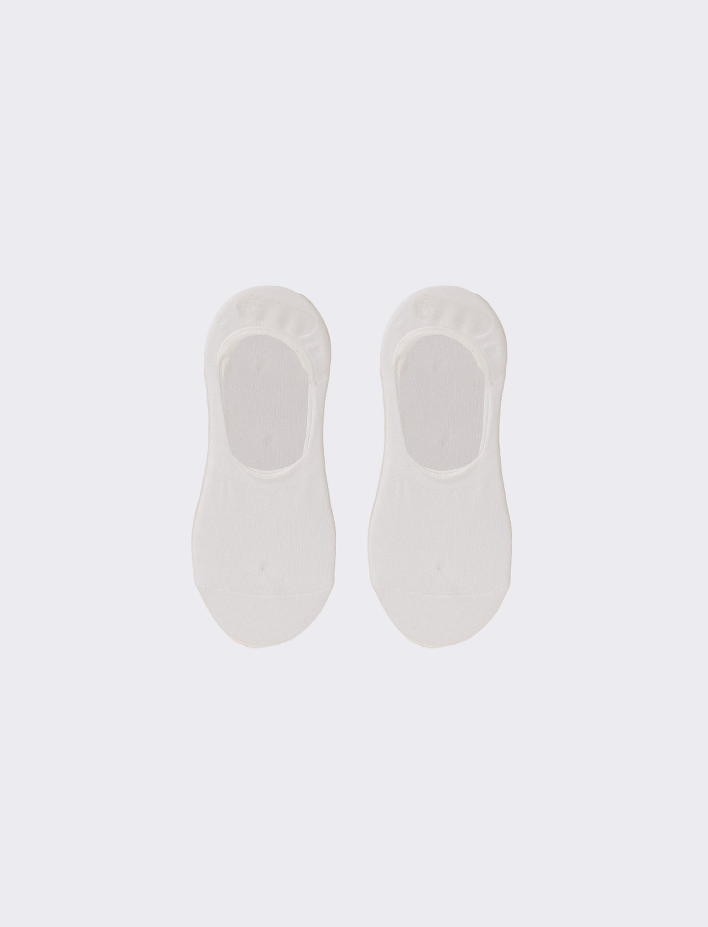 Calzino uomo ballerina 2 paia - Bianco