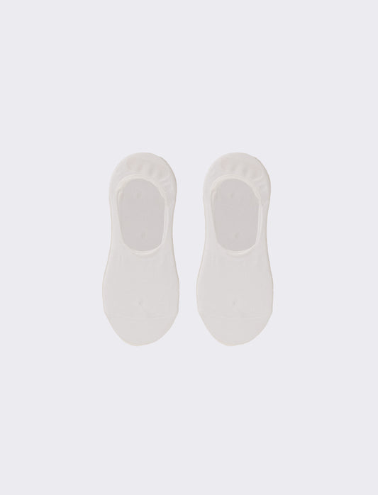 Calzino uomo ballerina 2 paia - Bianco