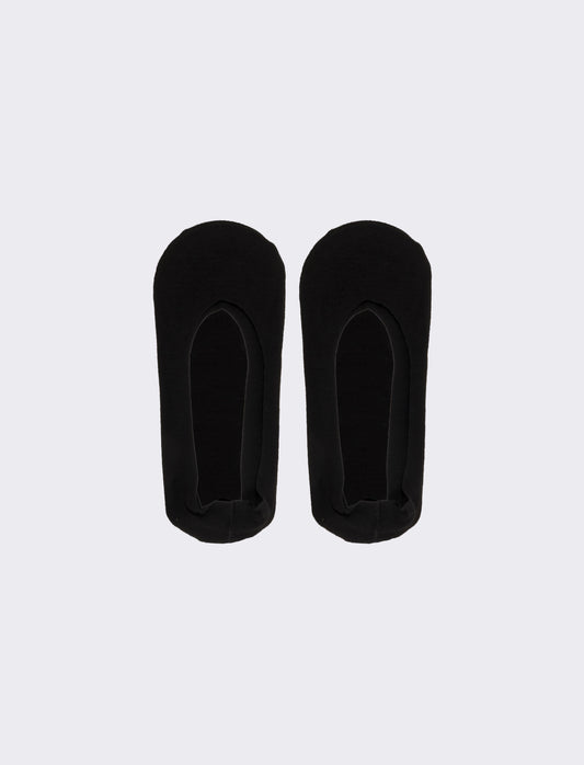 Calzini ballerina donna 2 paia - Nero