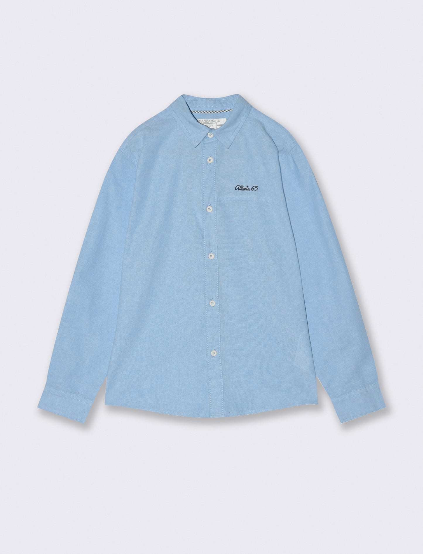 Camicia in oxford. - Azzurro