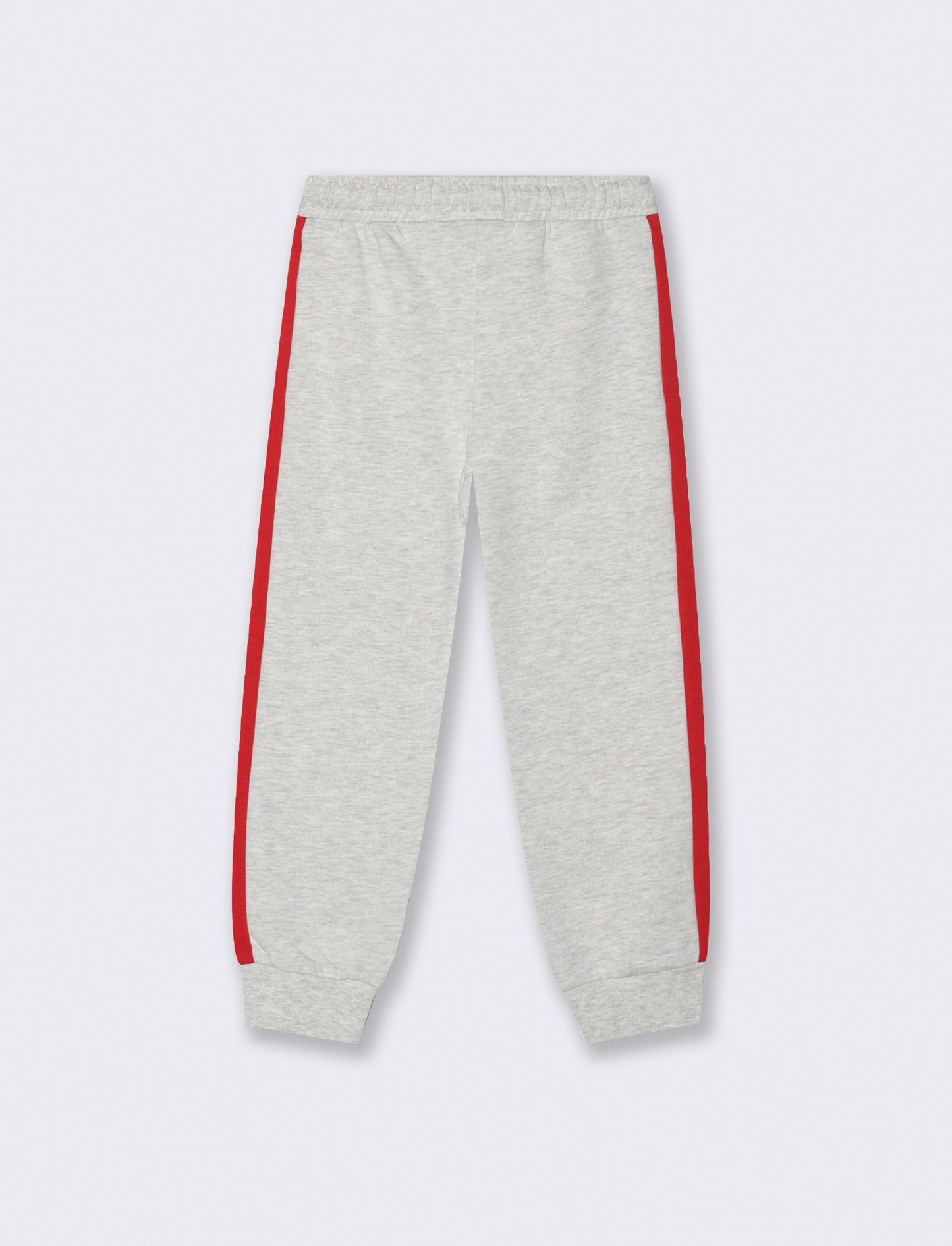 Jogger con bandina laterale - Grigio mel.