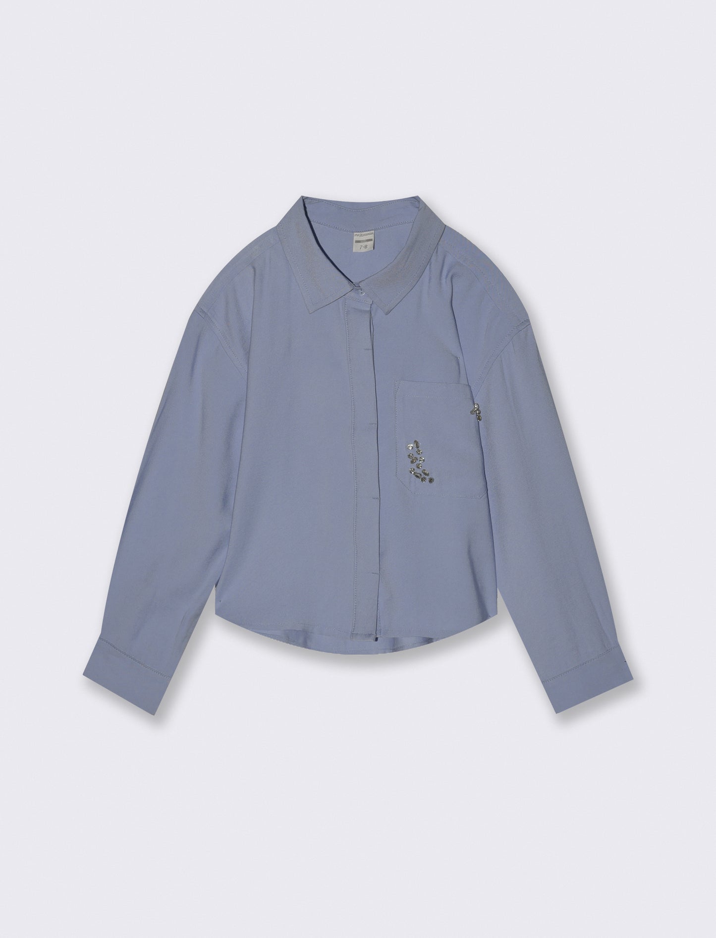 Camicia di flanella a quadri - Azzurro