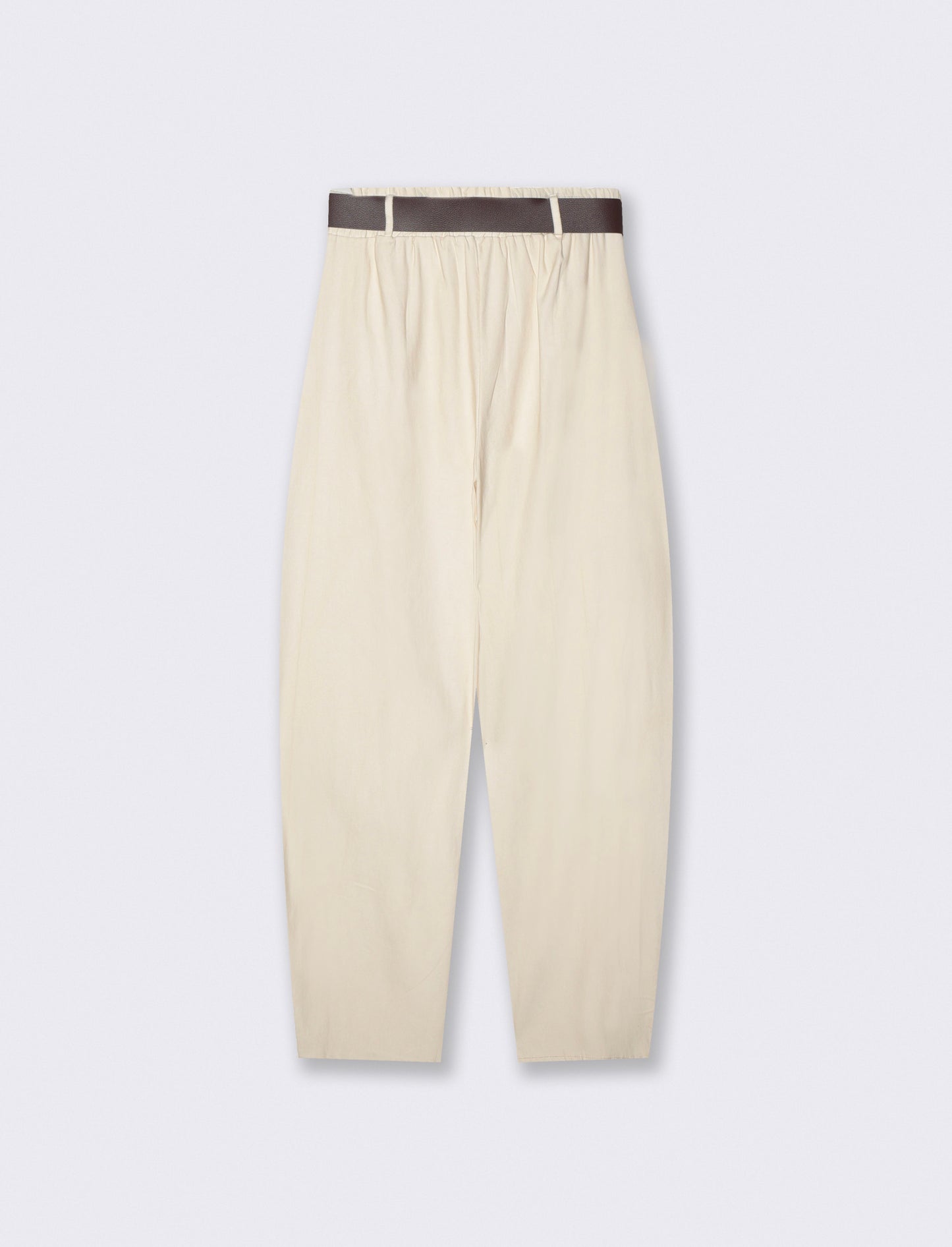 Pantaloni dritti - Bianco burro