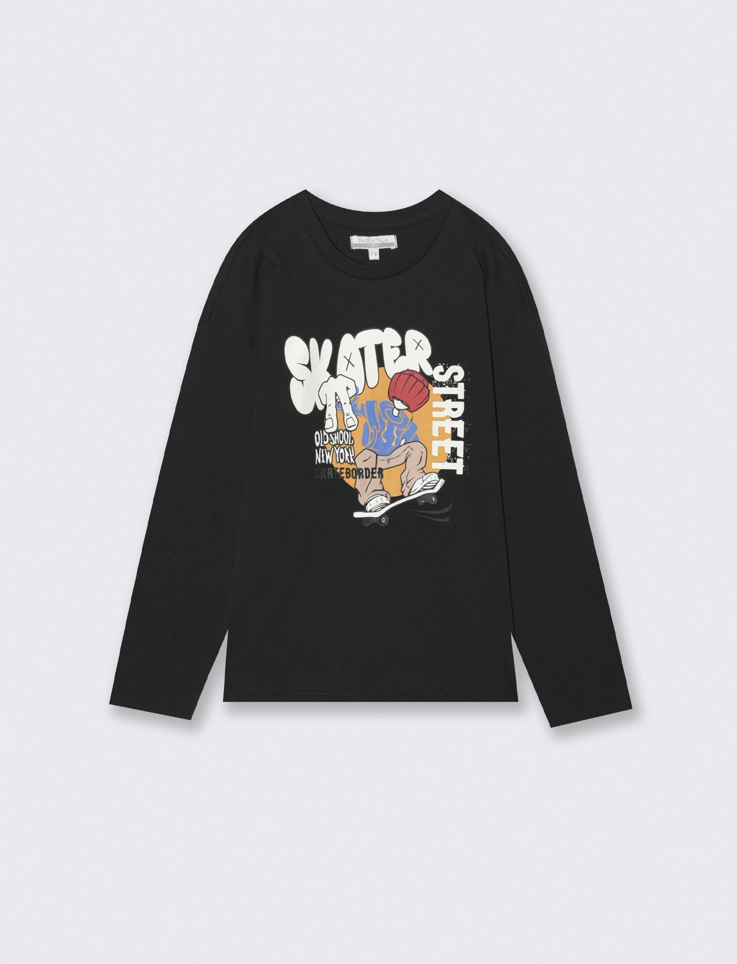 T-shirt maniche lunghe - Nero