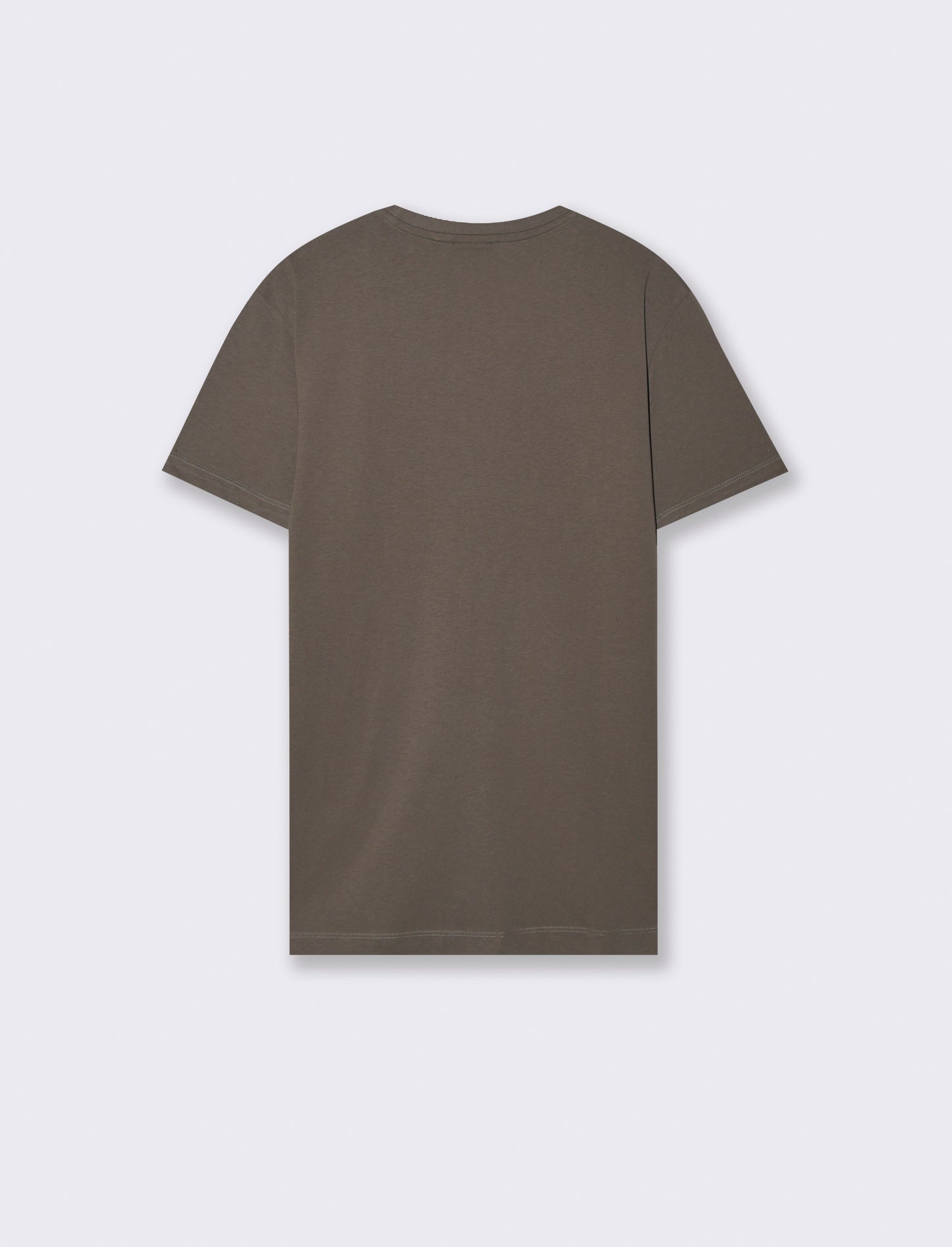 T-SHIRT IN COTONE CON STAMPA DEGRADE' - Grigio piombo