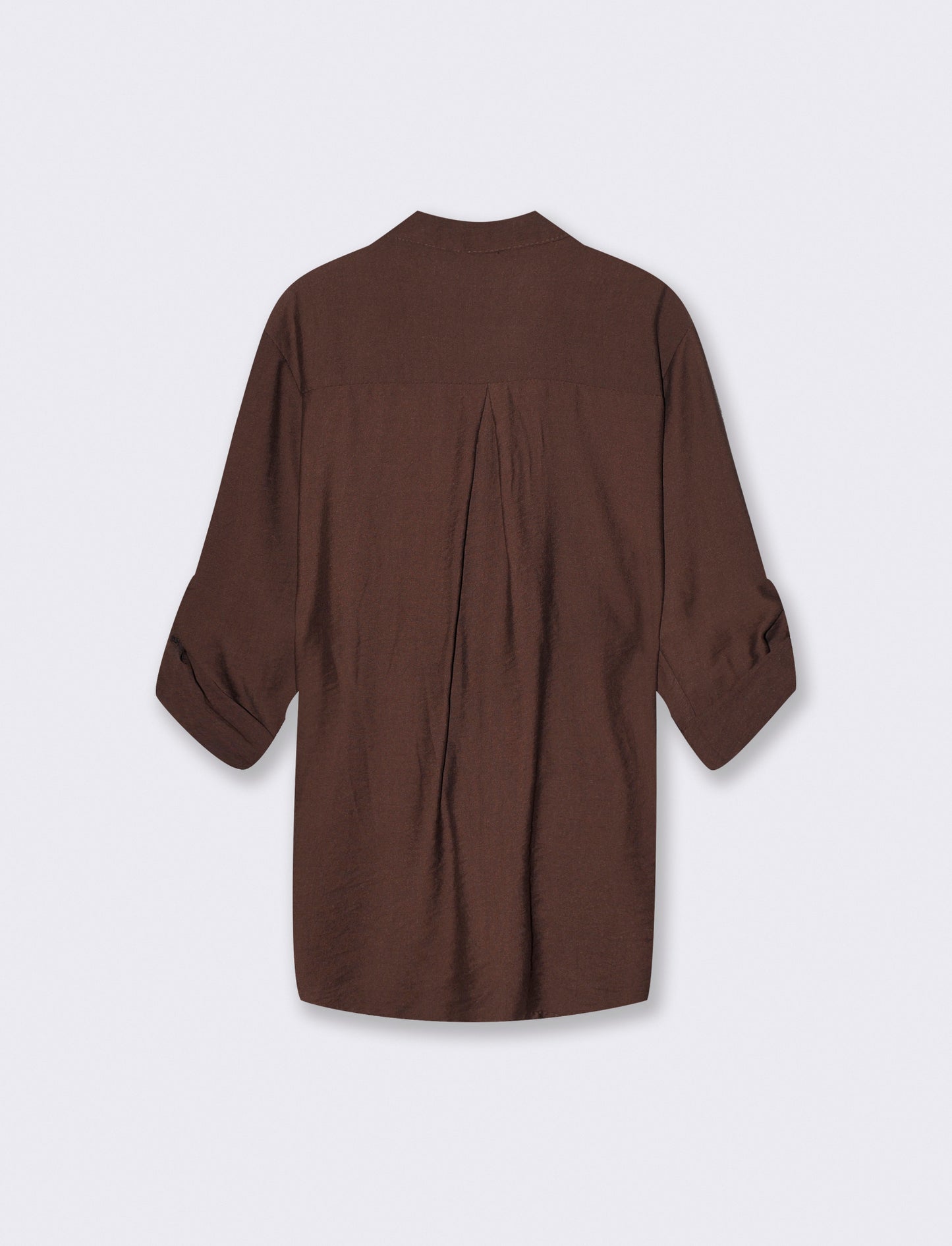 Camicia morbida a tre quarti - Moro
