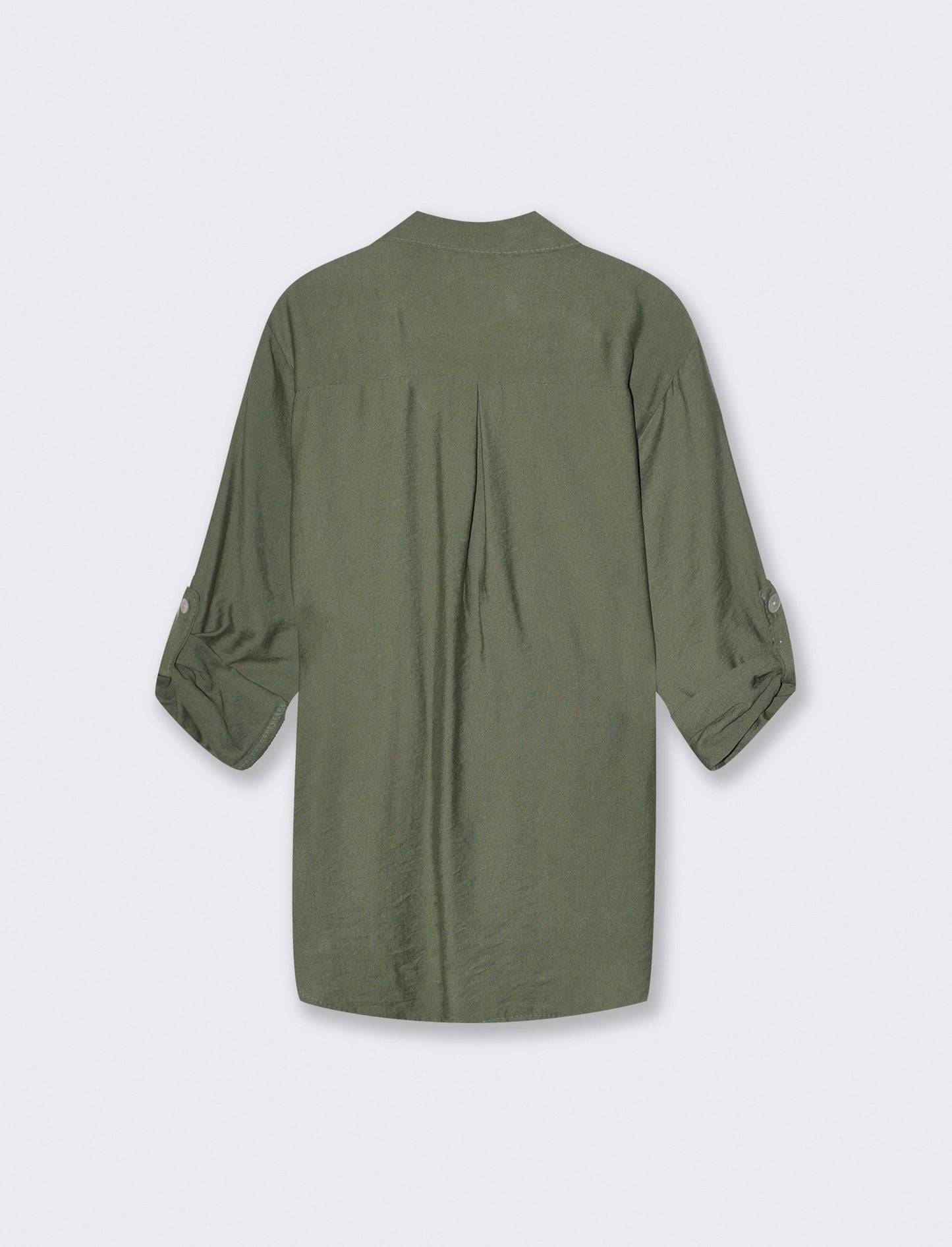 Soft three-quarter shirt - Green