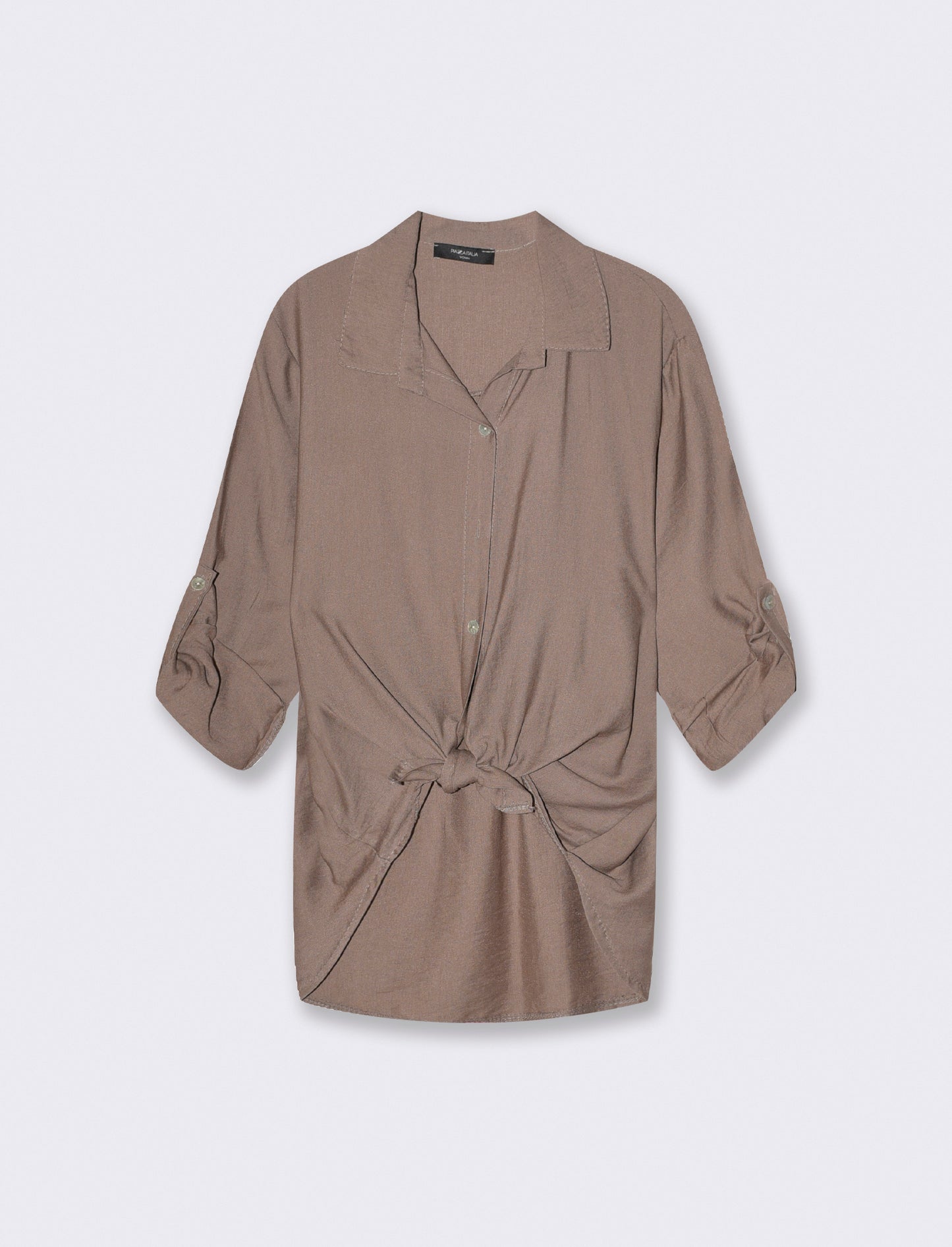 Soft three-quarter shirt - Grey