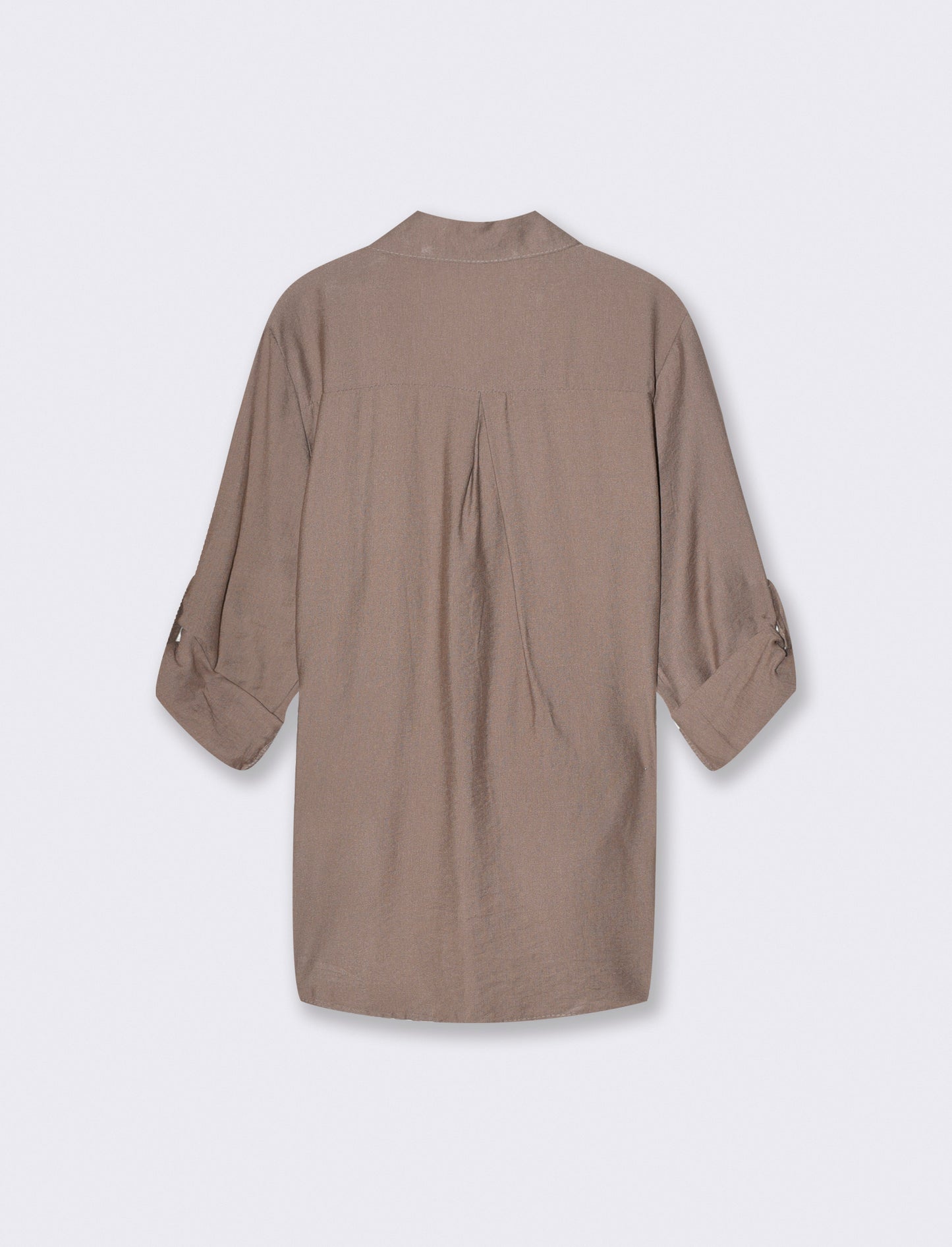 Soft three-quarter shirt - Grey
