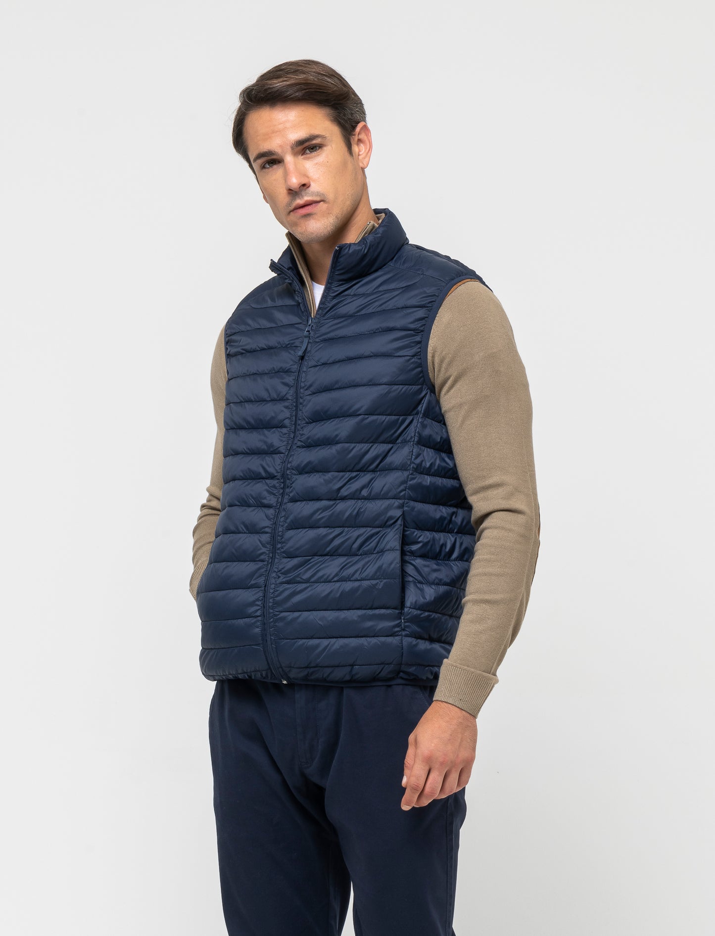 GIUBBOTTO GILET PIUMINO - Blu