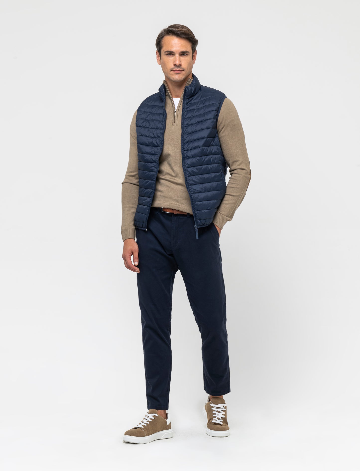 GIUBBOTTO GILET PIUMINO - Blu