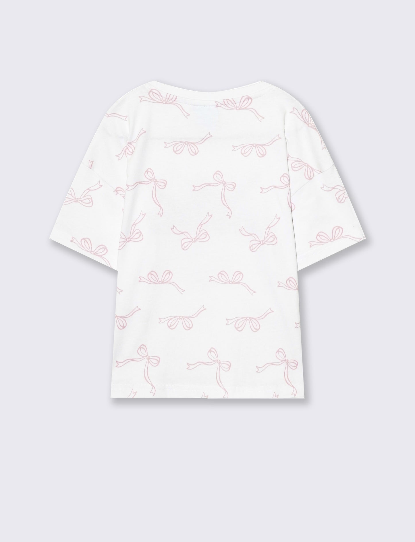 T-shirt bambina con stampa all-over D1OS - Bianco